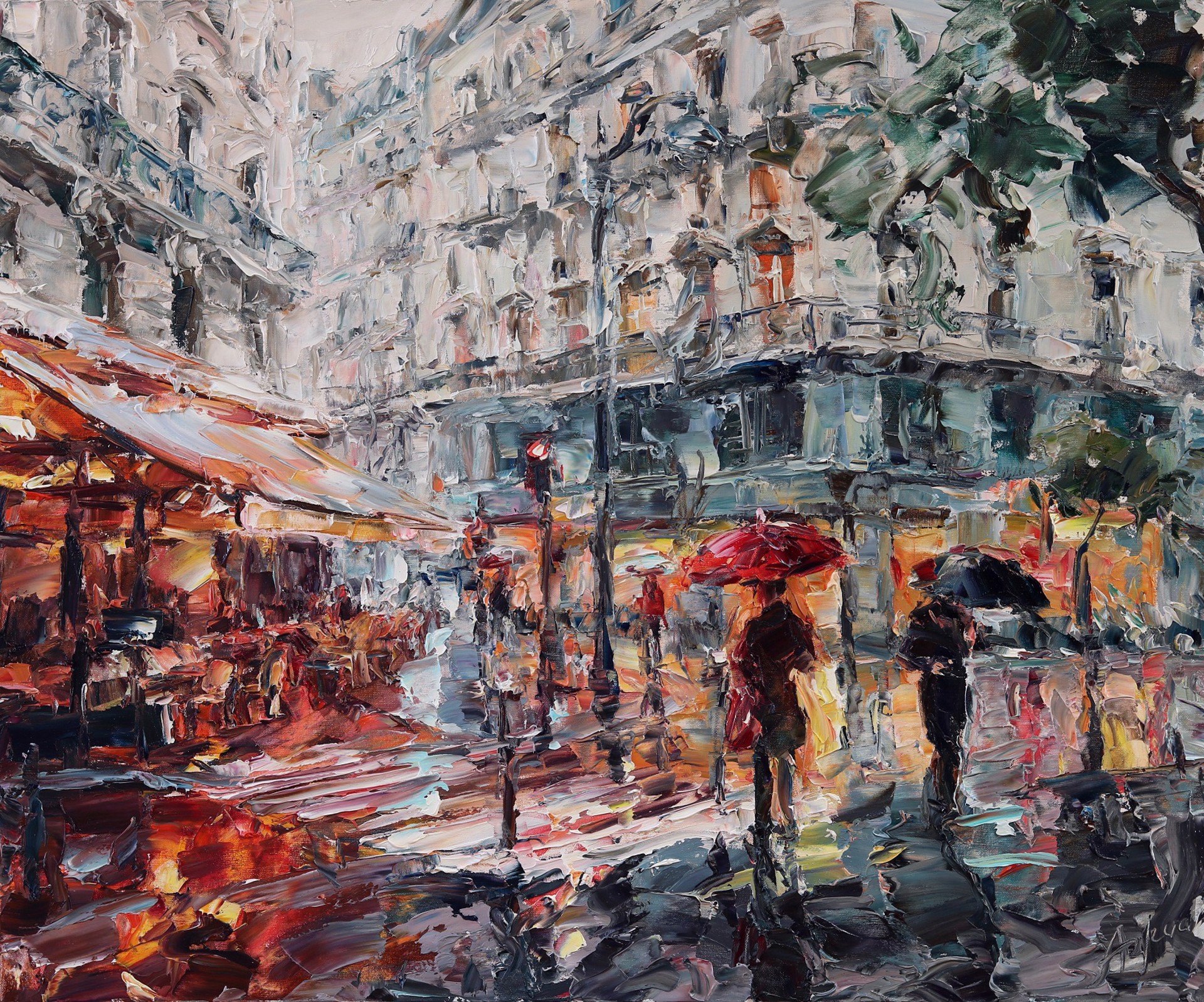 I Love Paris When It's Raining (SOLD) by LYUDMILA AGRICH