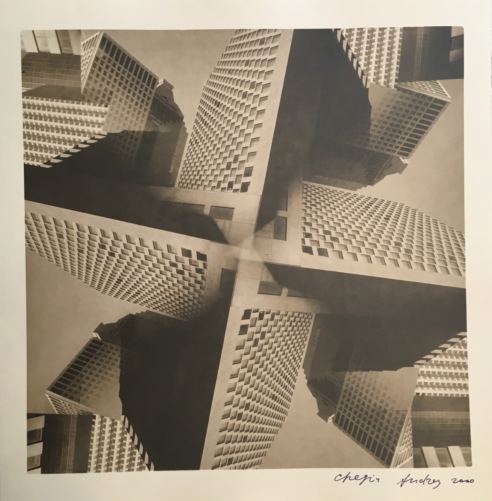 Houston Escher Space Series  by Andrey Chezhin