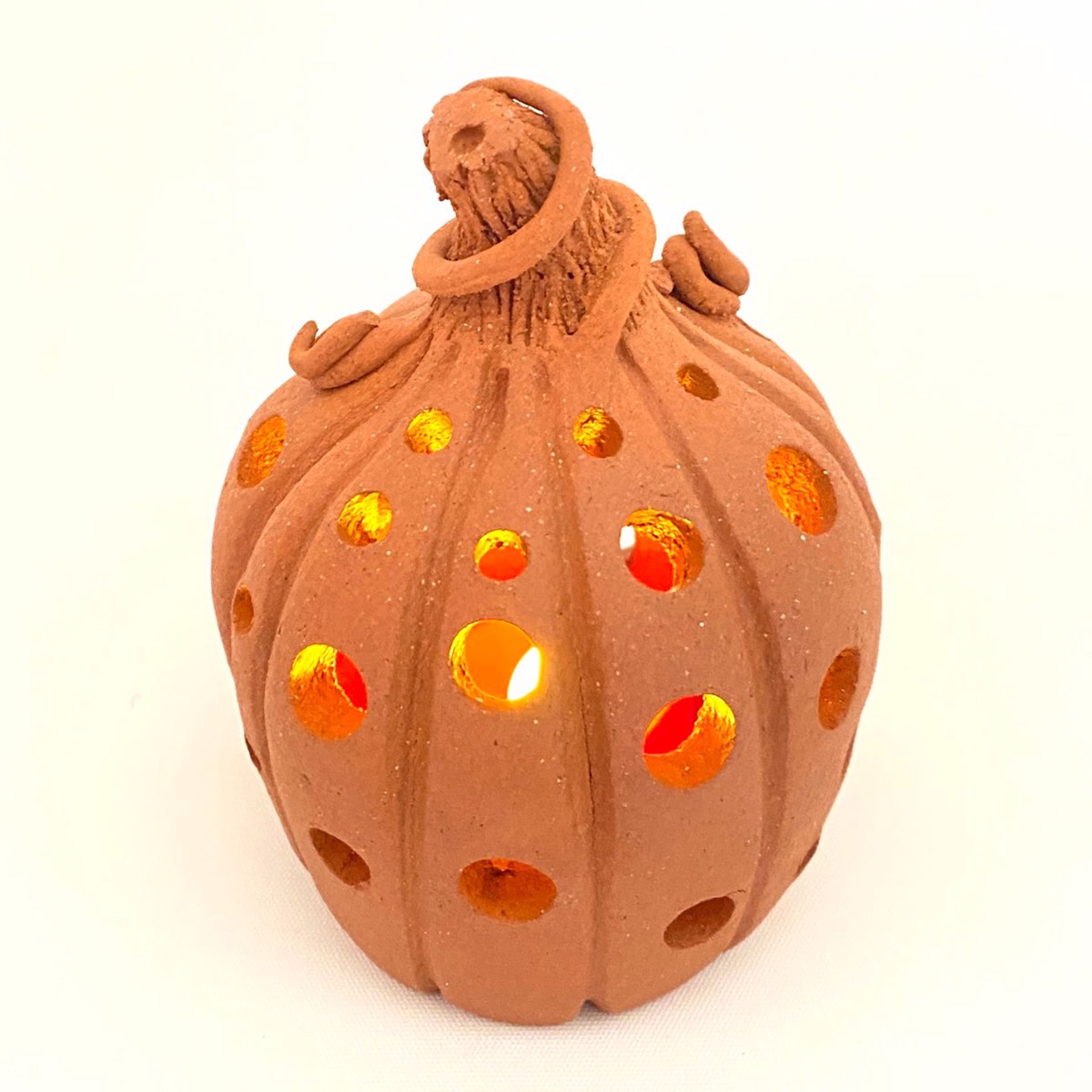 Pumpkin Tea Light 2 by Sue Morse
