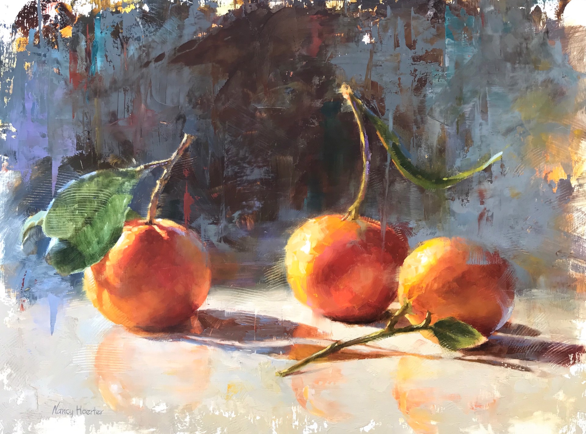 Three Clementines by Nancy Hoerter