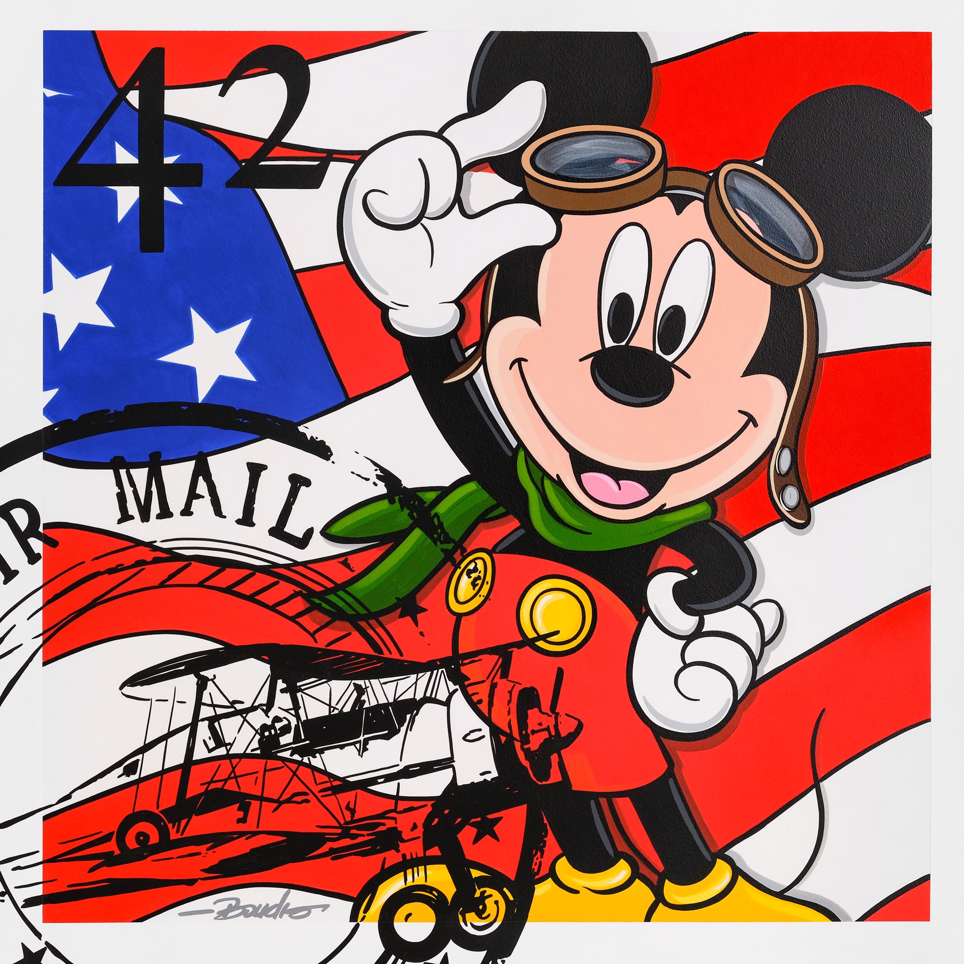 Mickey Air Mail by Boudro