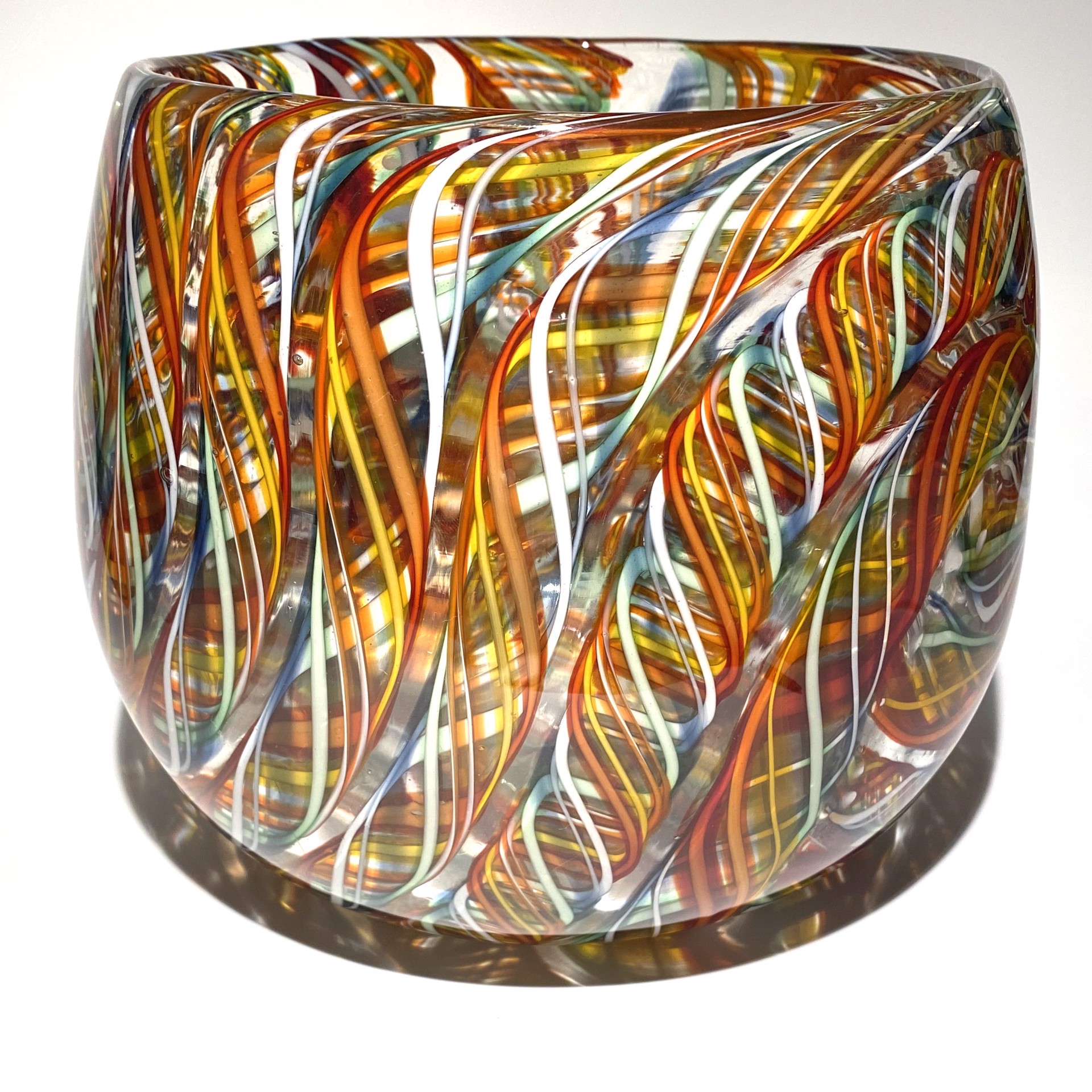 Vessel-Candy Stripe JG6 by John Glass