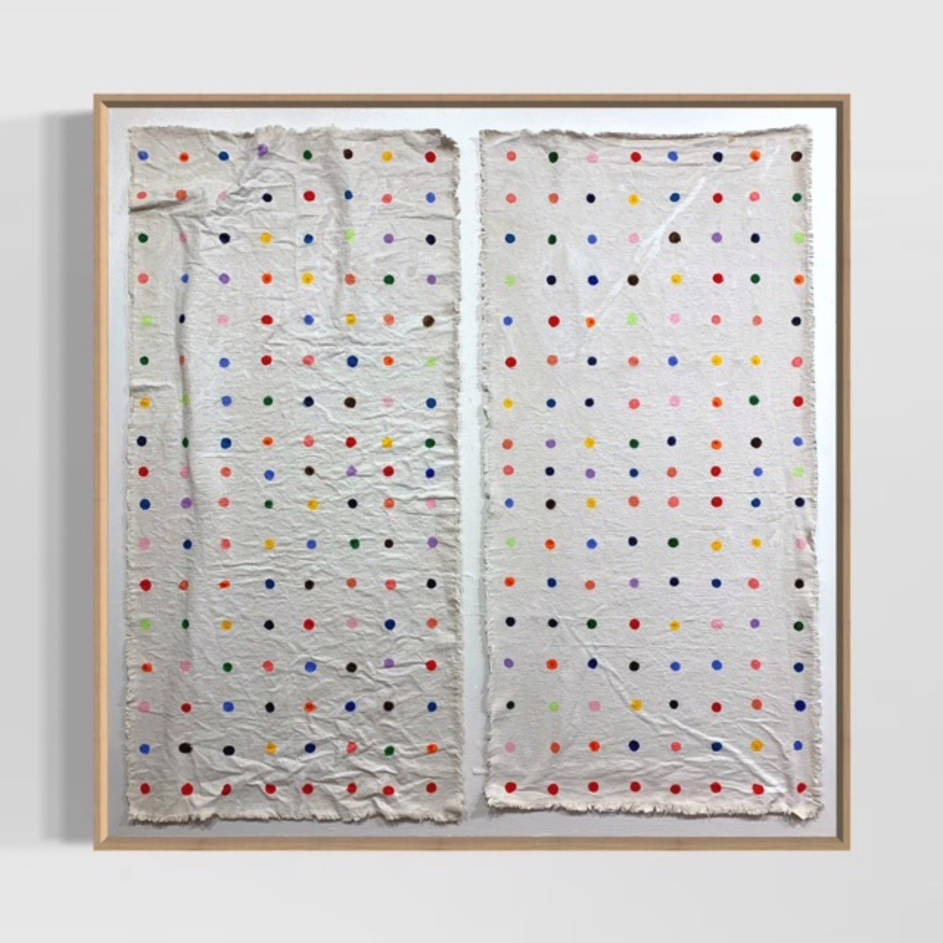 #243 Dots Enough/framed by Michael Denny