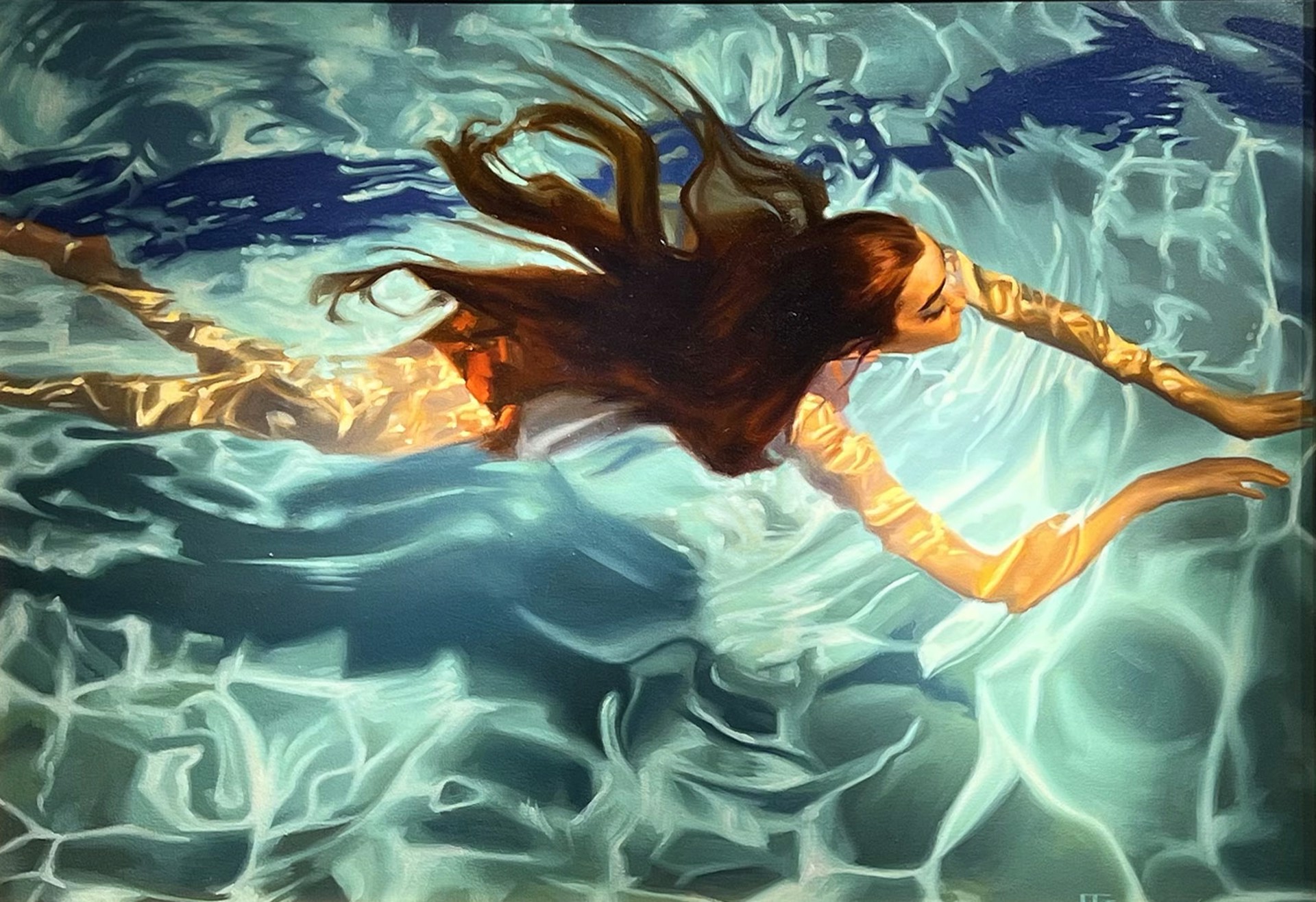 We're All Mermaids At Heart - Original by Carrie Graber