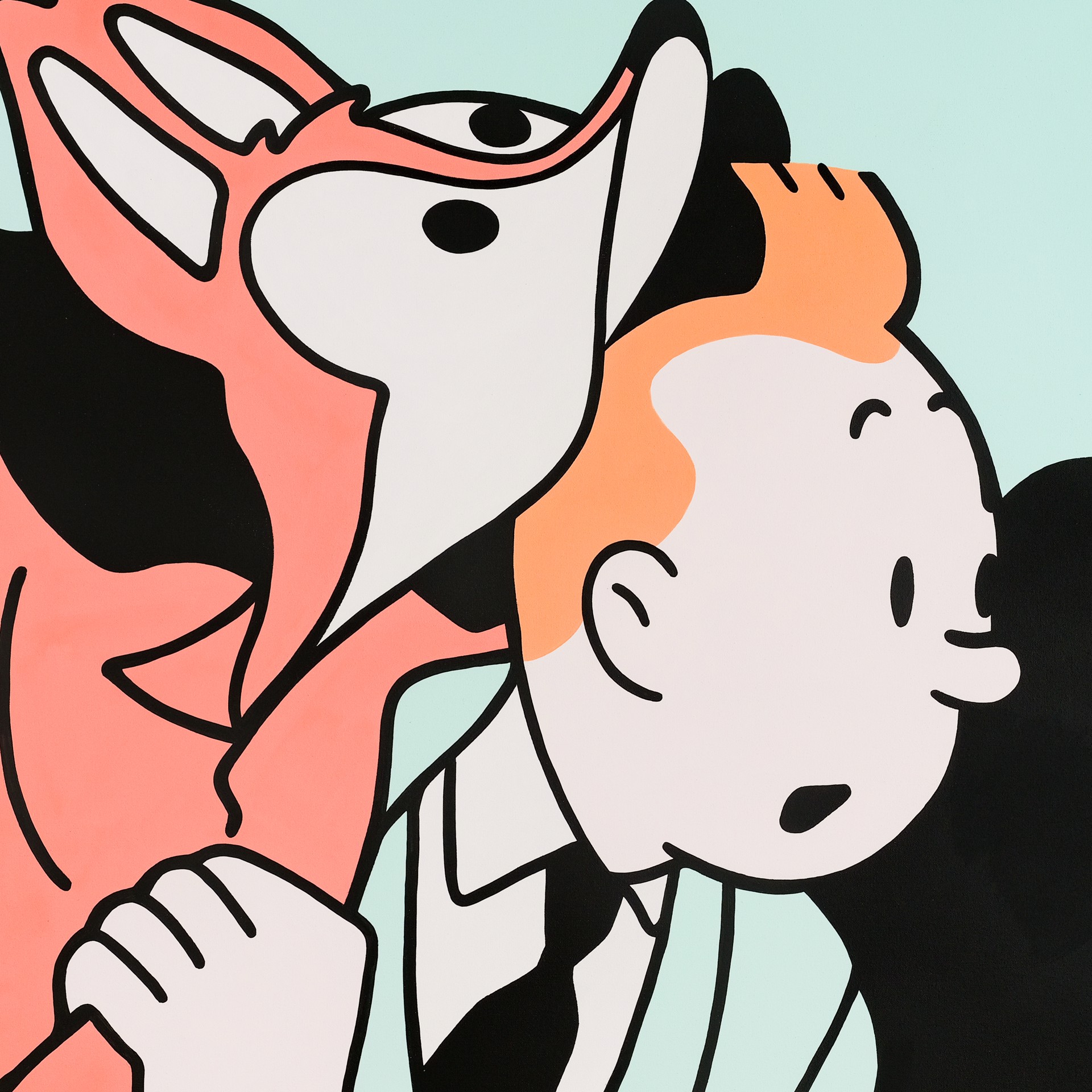 Tintin in a Fox by Antoine TAVA