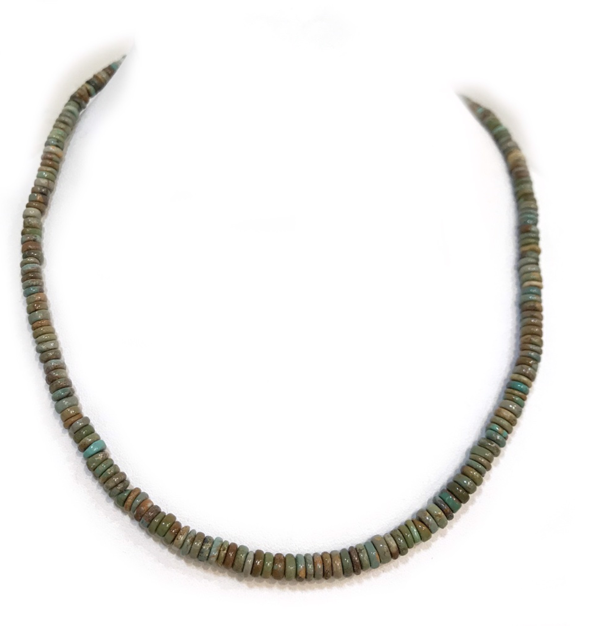 Necklace - 16" Green Turquoise by Indigo Desert Ranch - Jewelry