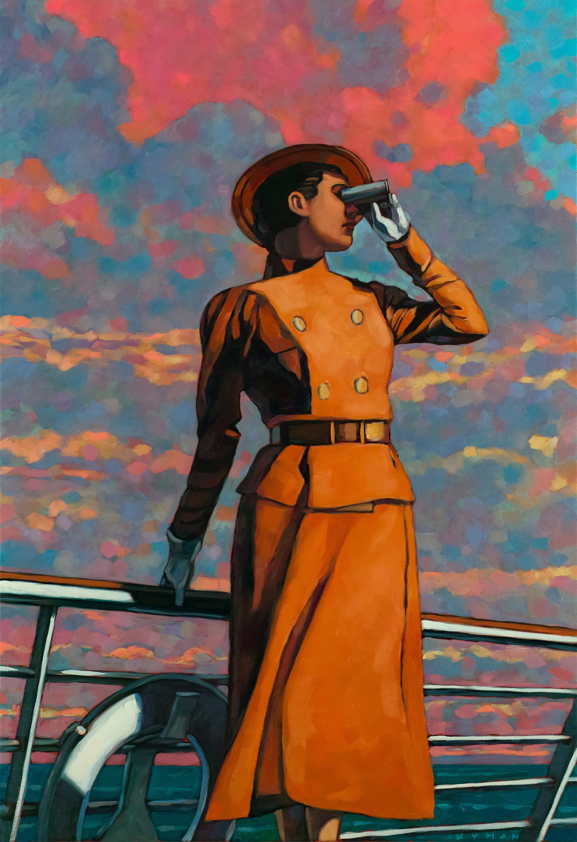 Observation Deck (Study) by Miles Hyman