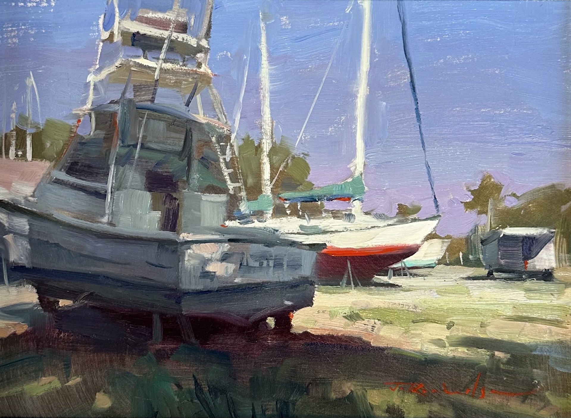 The Boatyard by James Richards, AIS Master