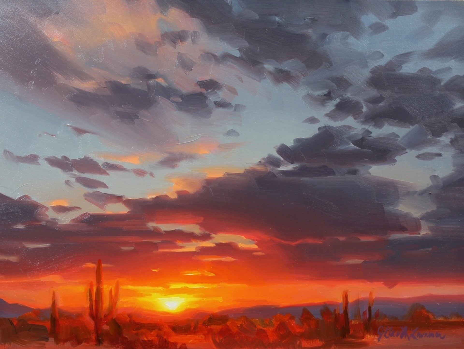 Desert Glow Study by Jessica Garrett