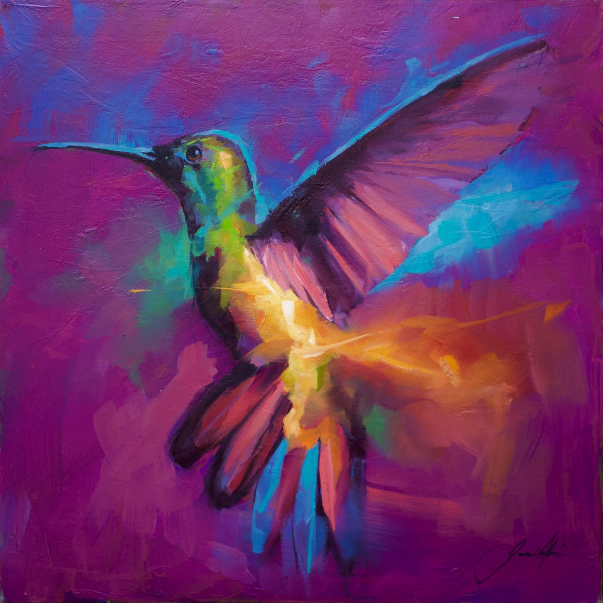 Hummingbird XVI by Jamel Akib