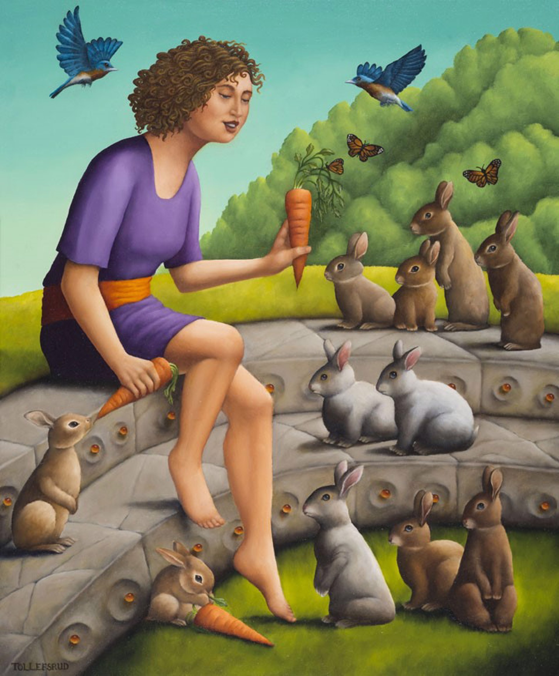 Beguiling the Bunnies by Cynthia Tollefsrud