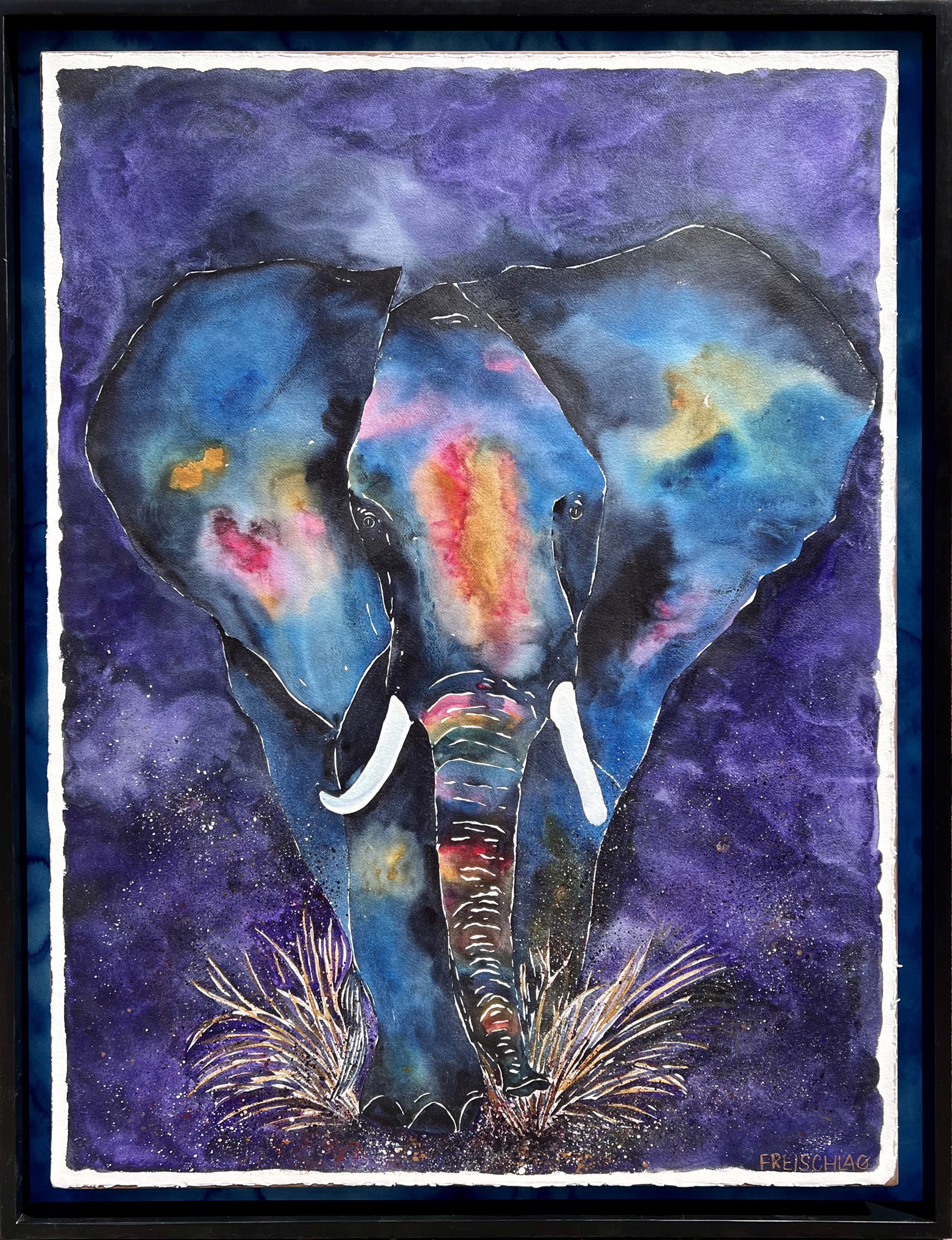 An Elephant’s Purple by Peter Freischlag