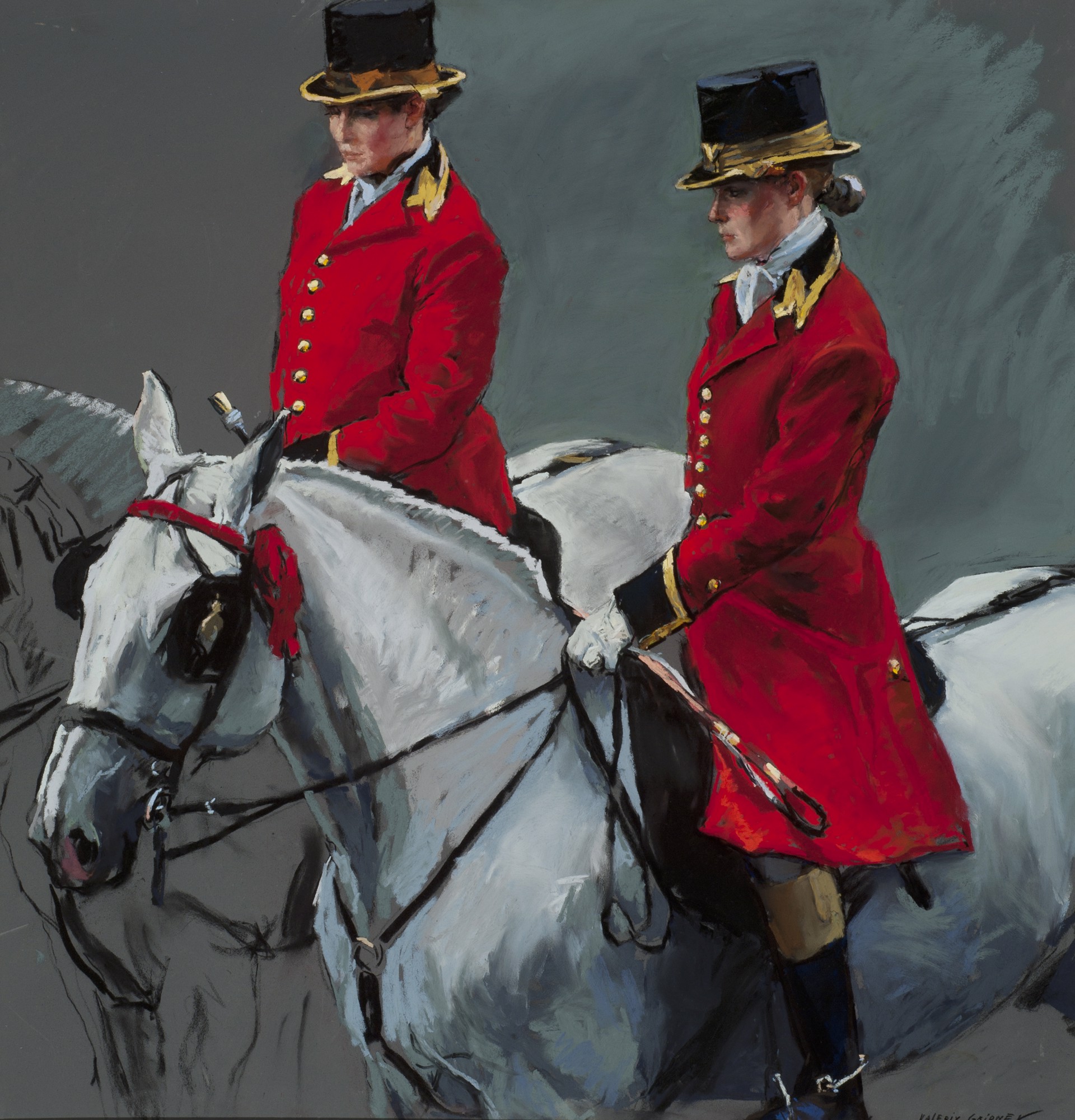 Study for Royal Ascot Procession by Valeriy Gridnev