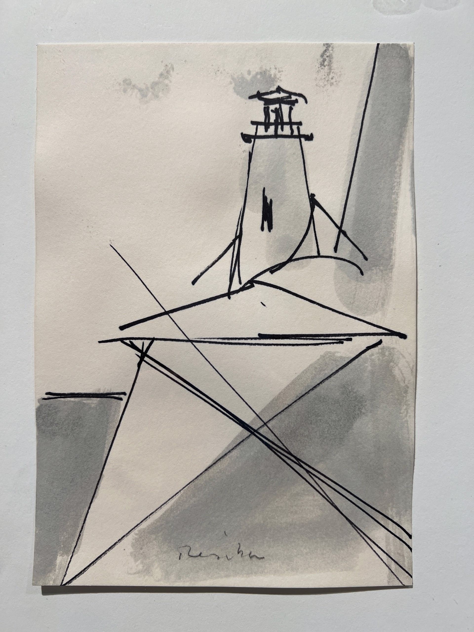 Lighthouse, Cliff #3 by Paul Resika