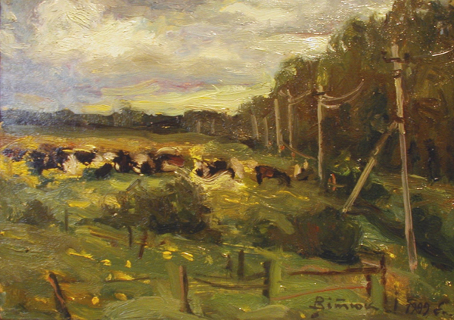 Herd of Cows in the Field by Ivan Vityuk