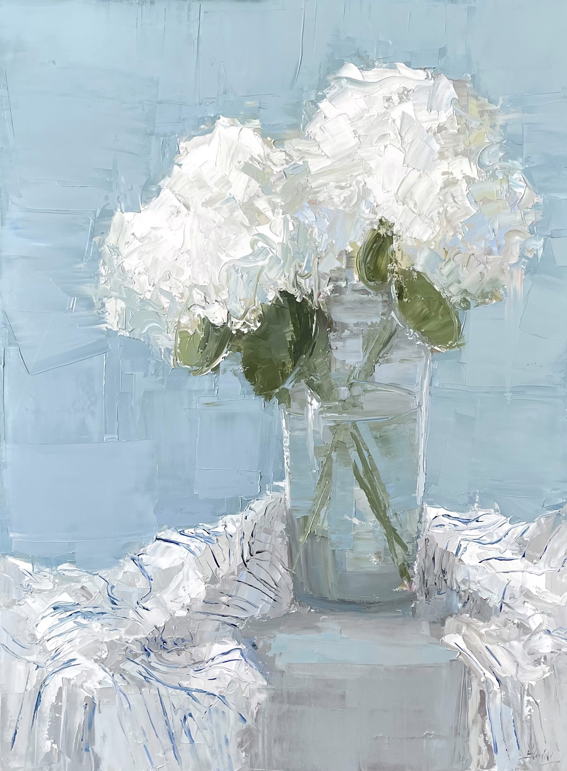 Blue and White Forever by Barbara Flowers
