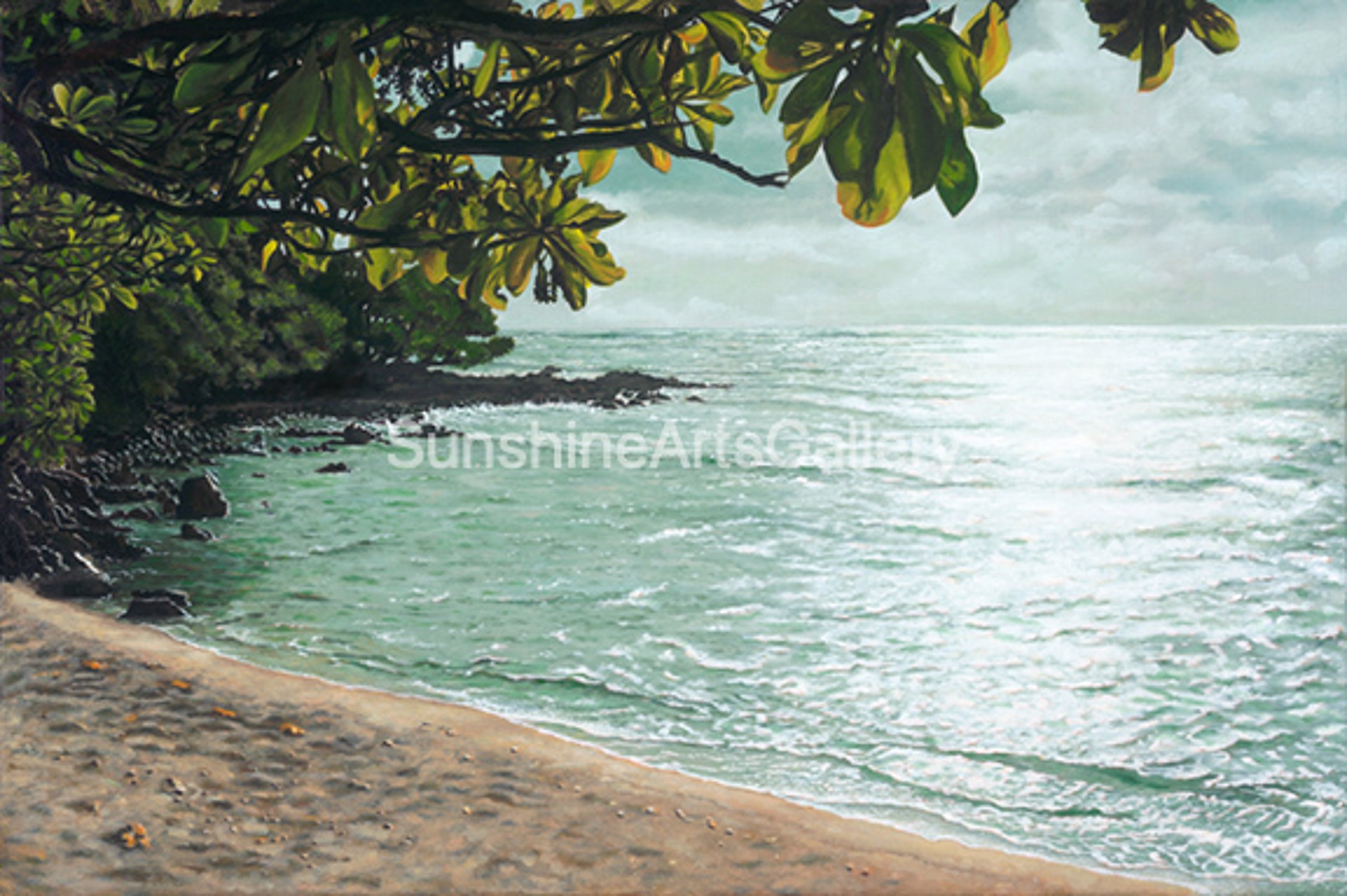 Kapaa Beach Morning by Pati O'Neal