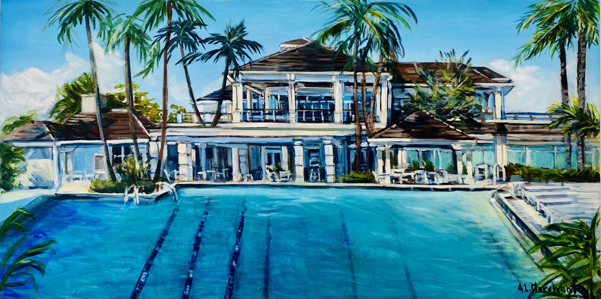 Lauderdale Yacht Club by Anne-Lise Merchant