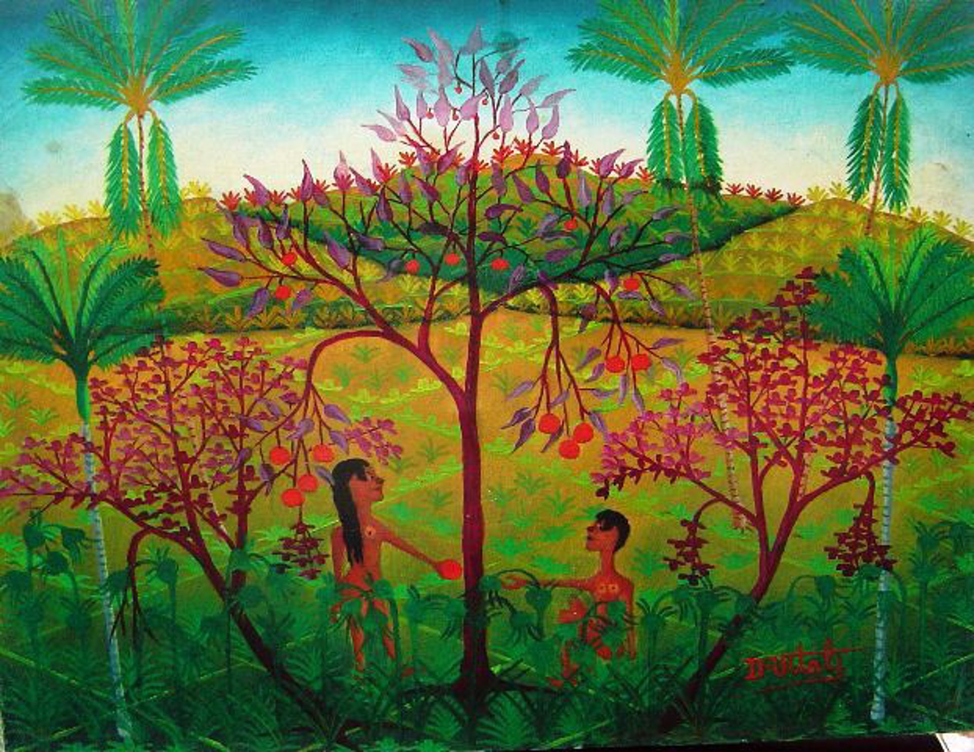 Adam & Eve #1-2-95MFN by Dieudonne Vital (Haitian)