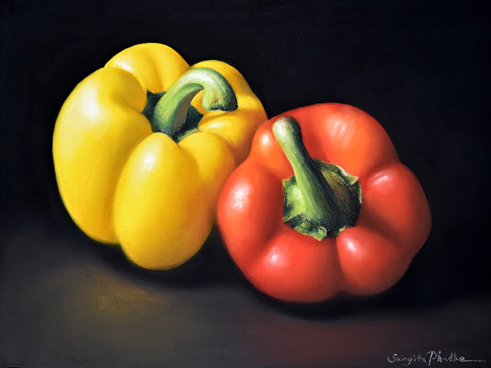 Peppers Embrace by Sangita Phadke