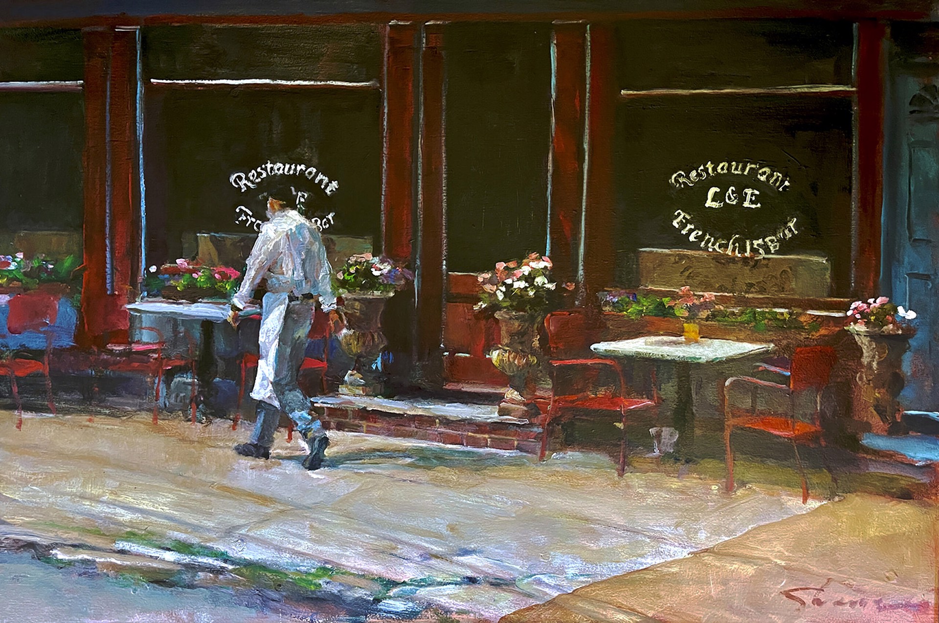 Shauna Shane "French Chef" by Oil Painters of America