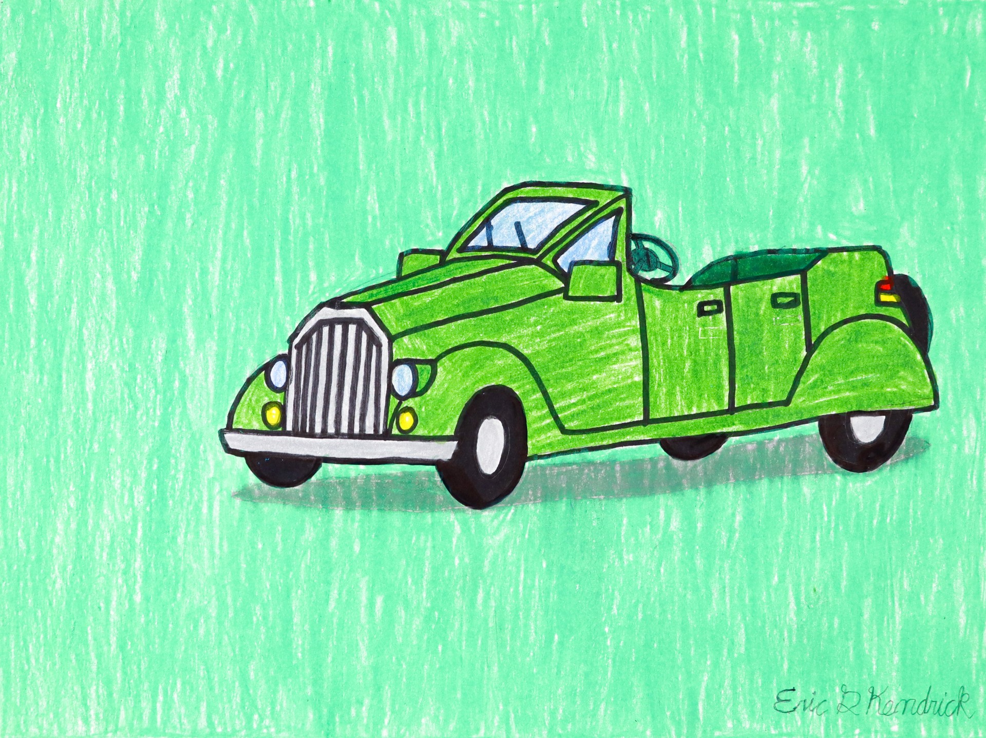 Green Car by Eric Kendrick