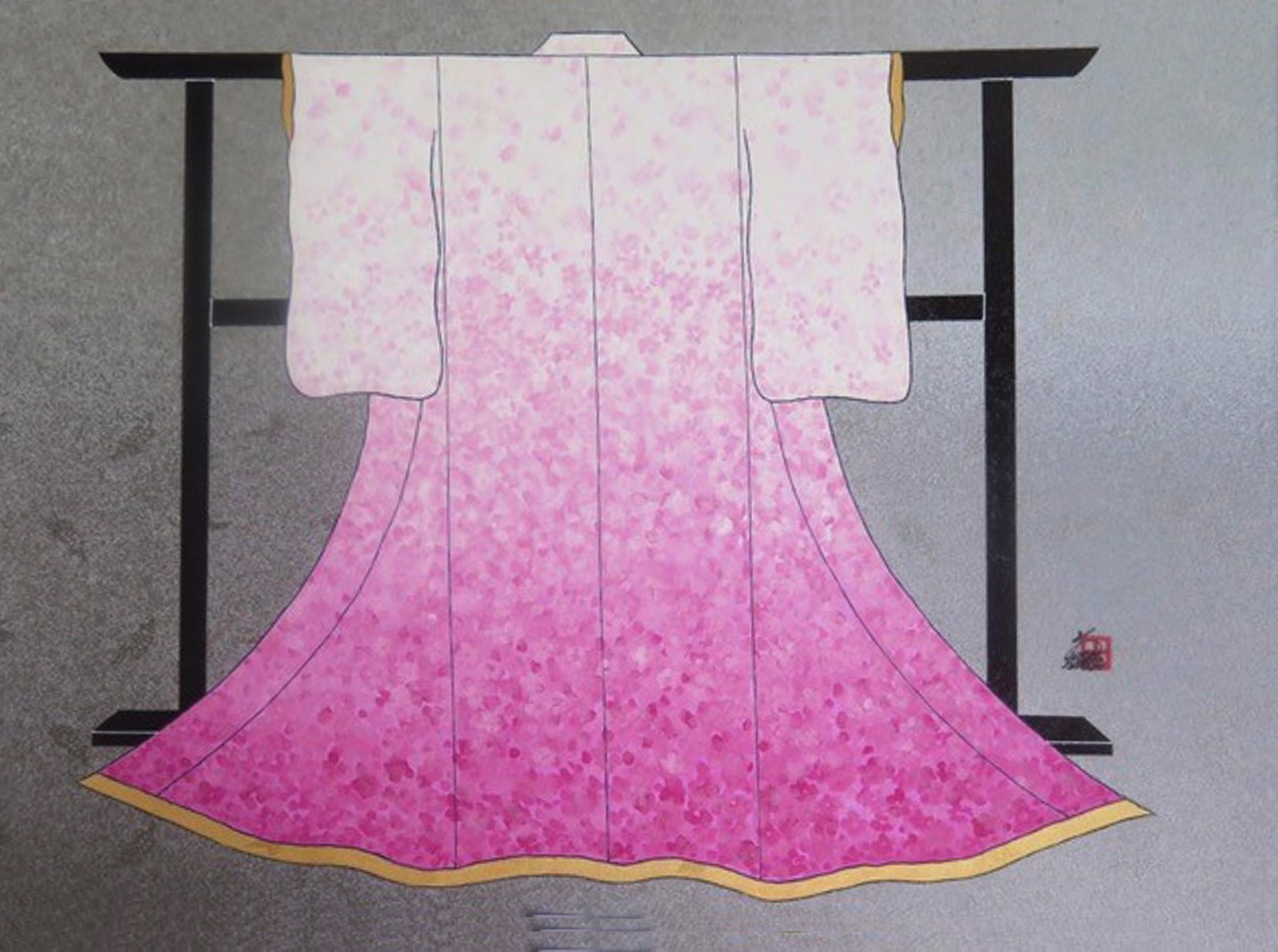Spring (Contemporary Kimono) by Hisashi Otsuka