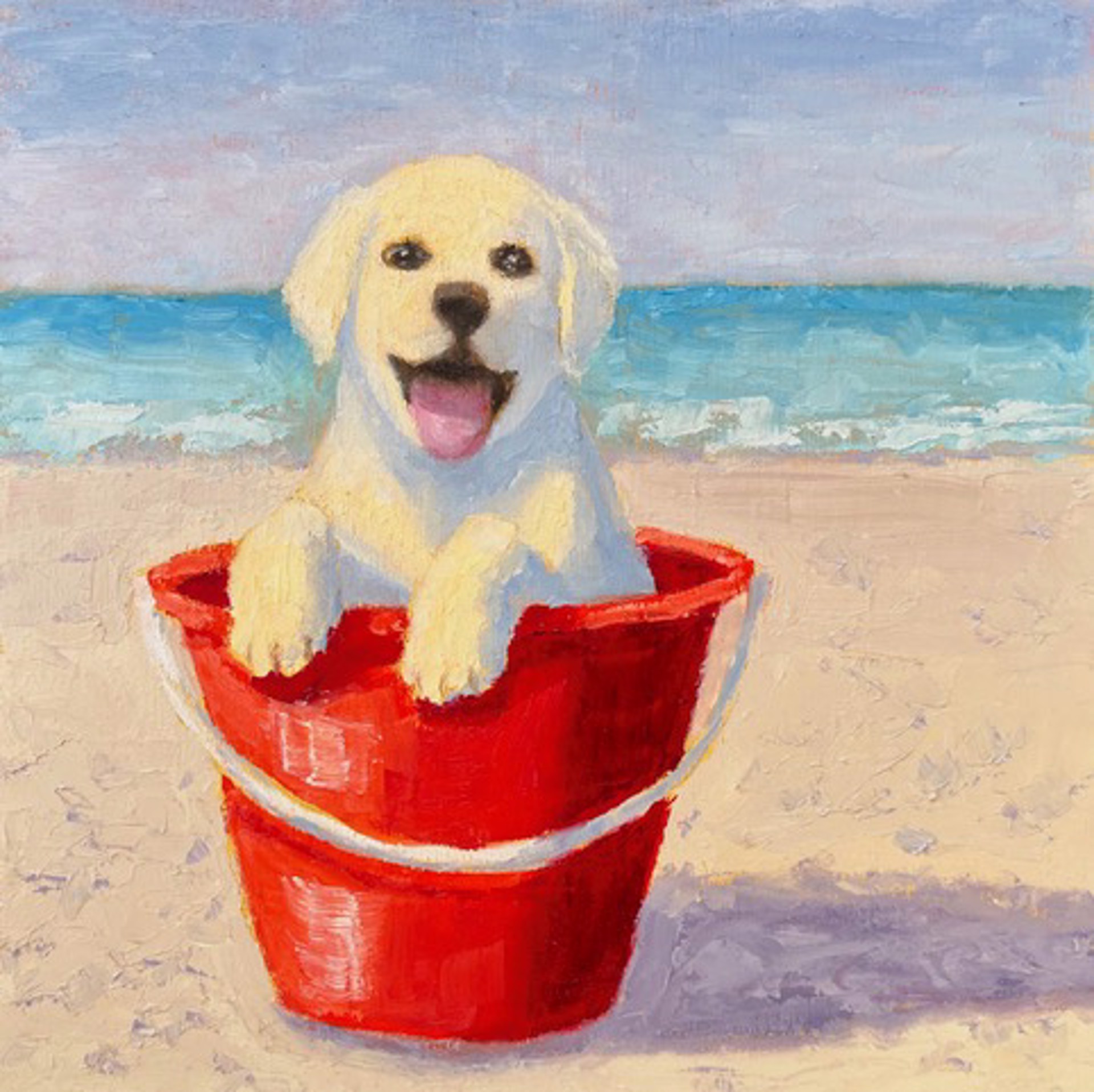 Beach Bucket by Pat Doherty