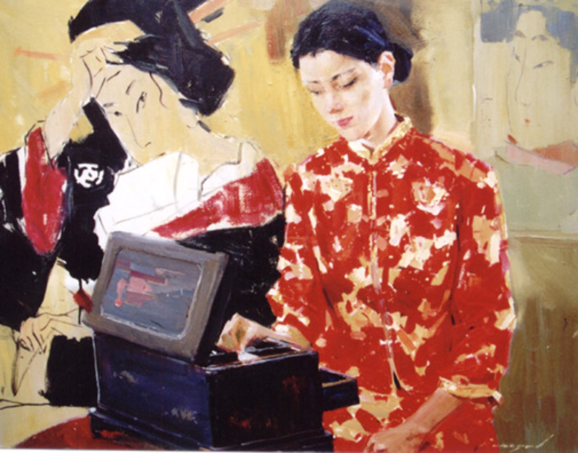 Girl in Red (Japanese) by Renat Ramazanov