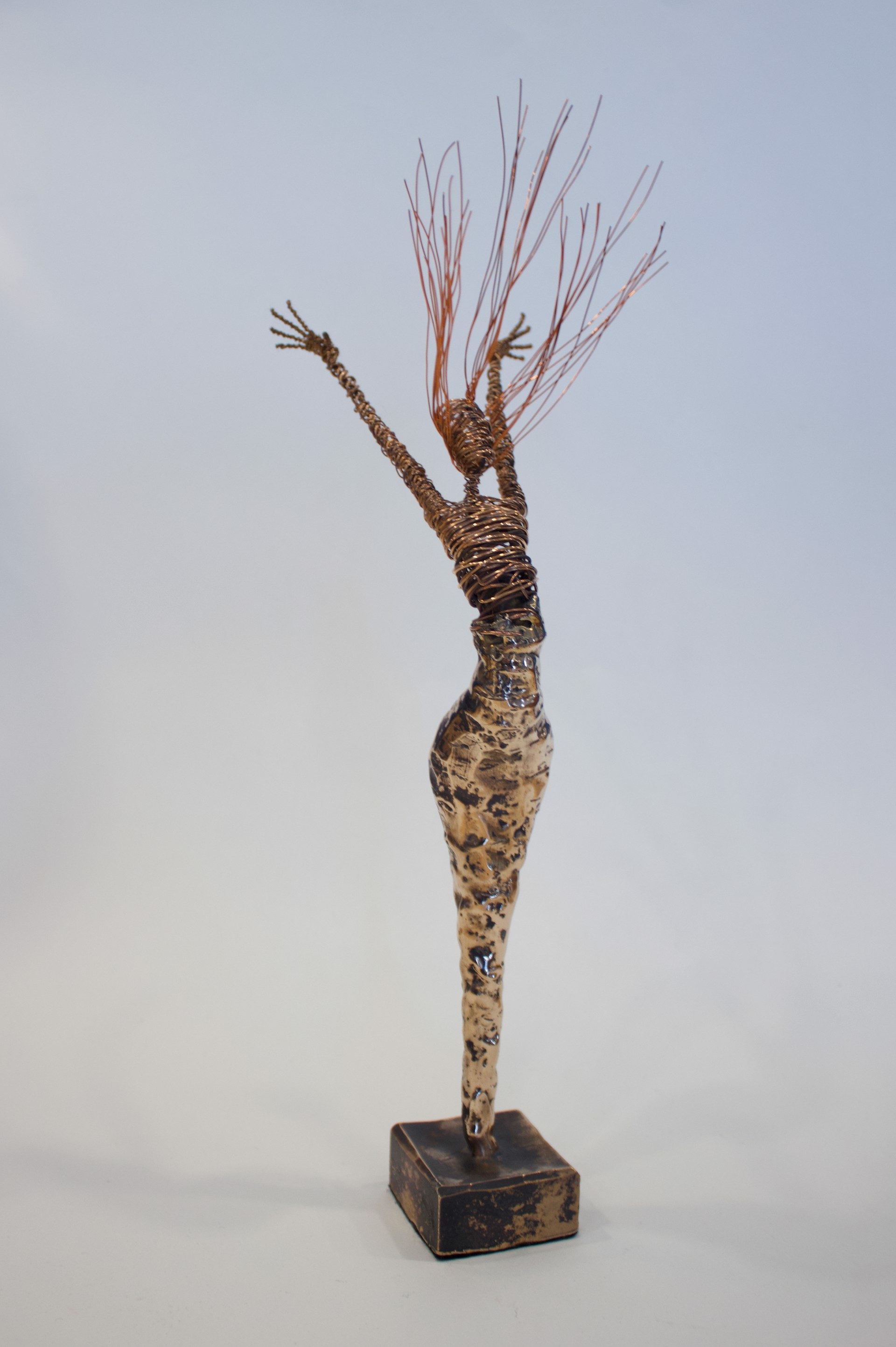 Bronze Arms Up by Rachel Ducker