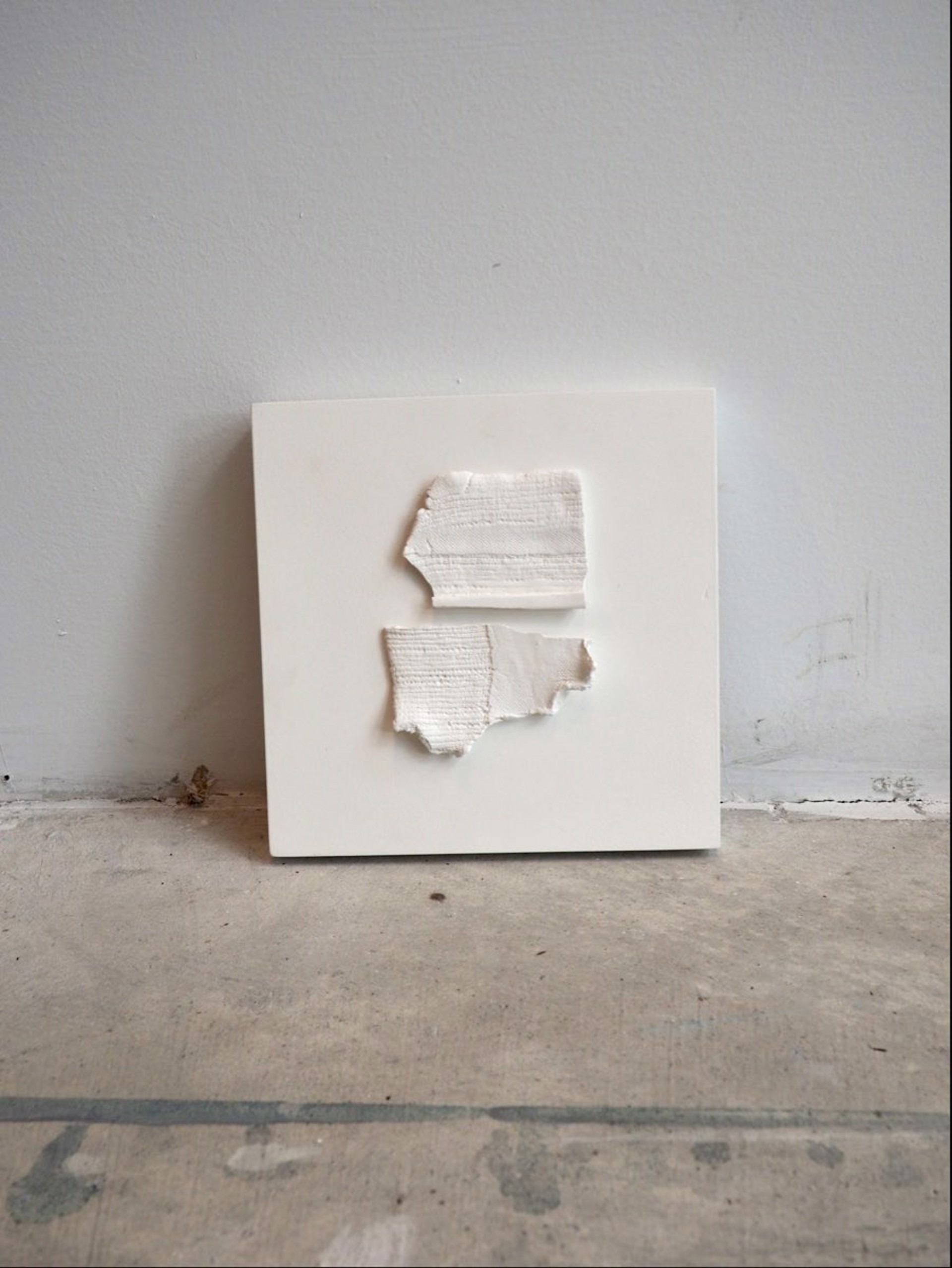 Unframed White Artifact #17 by Laura Clark