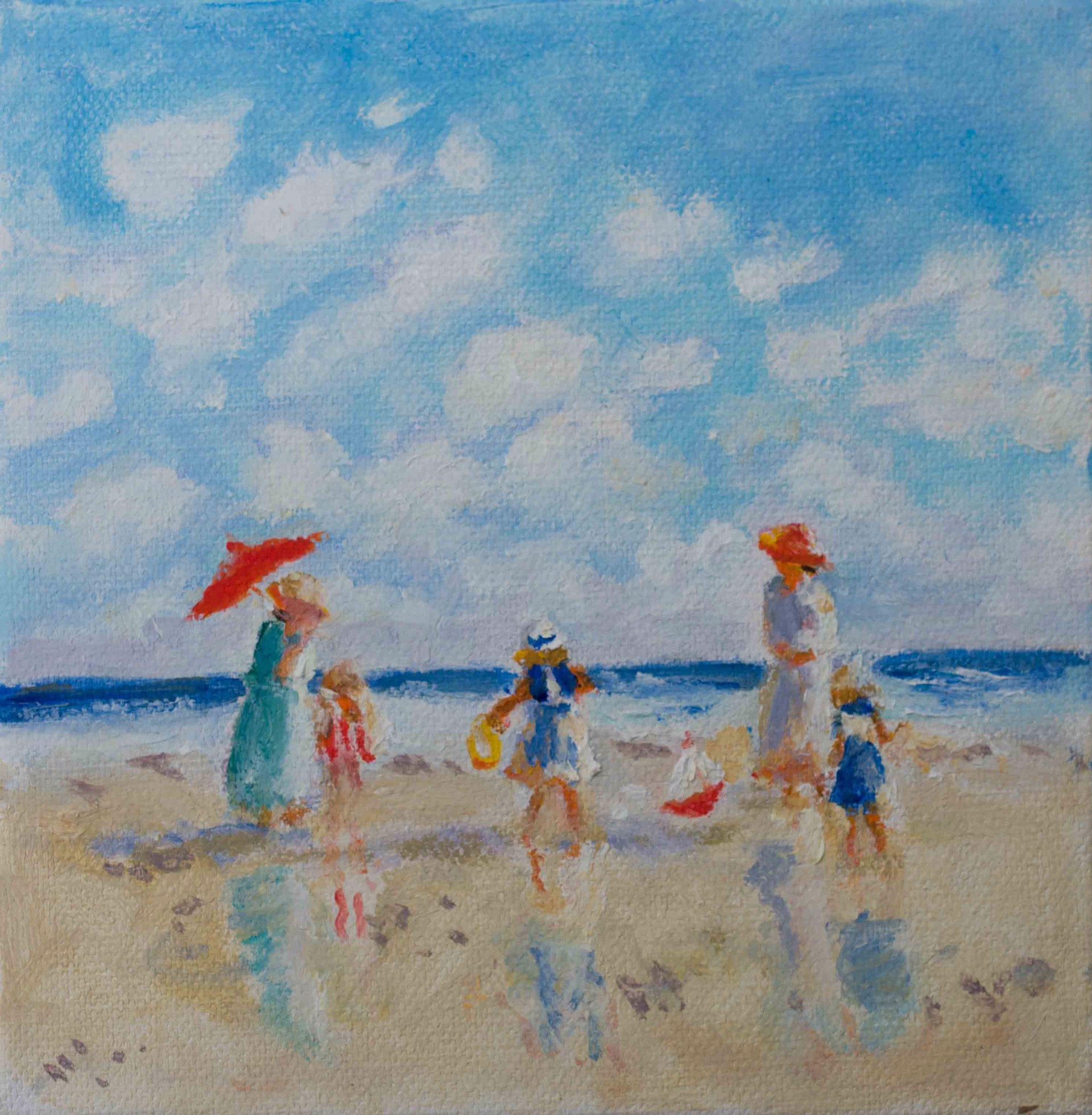 Beach Day 1 by Ann Weibel