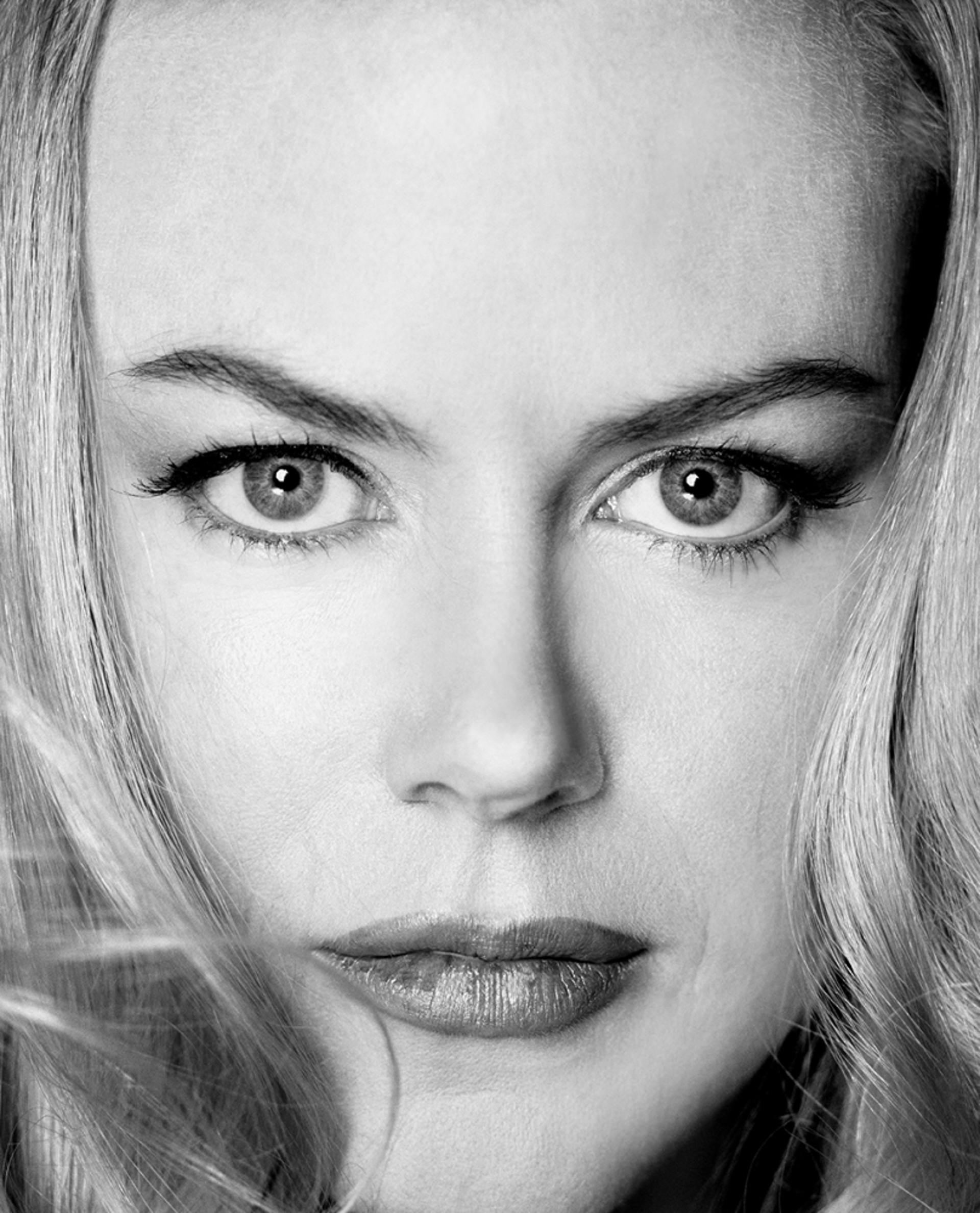 03077 Nicole Kidman Headshot BW by Timothy White