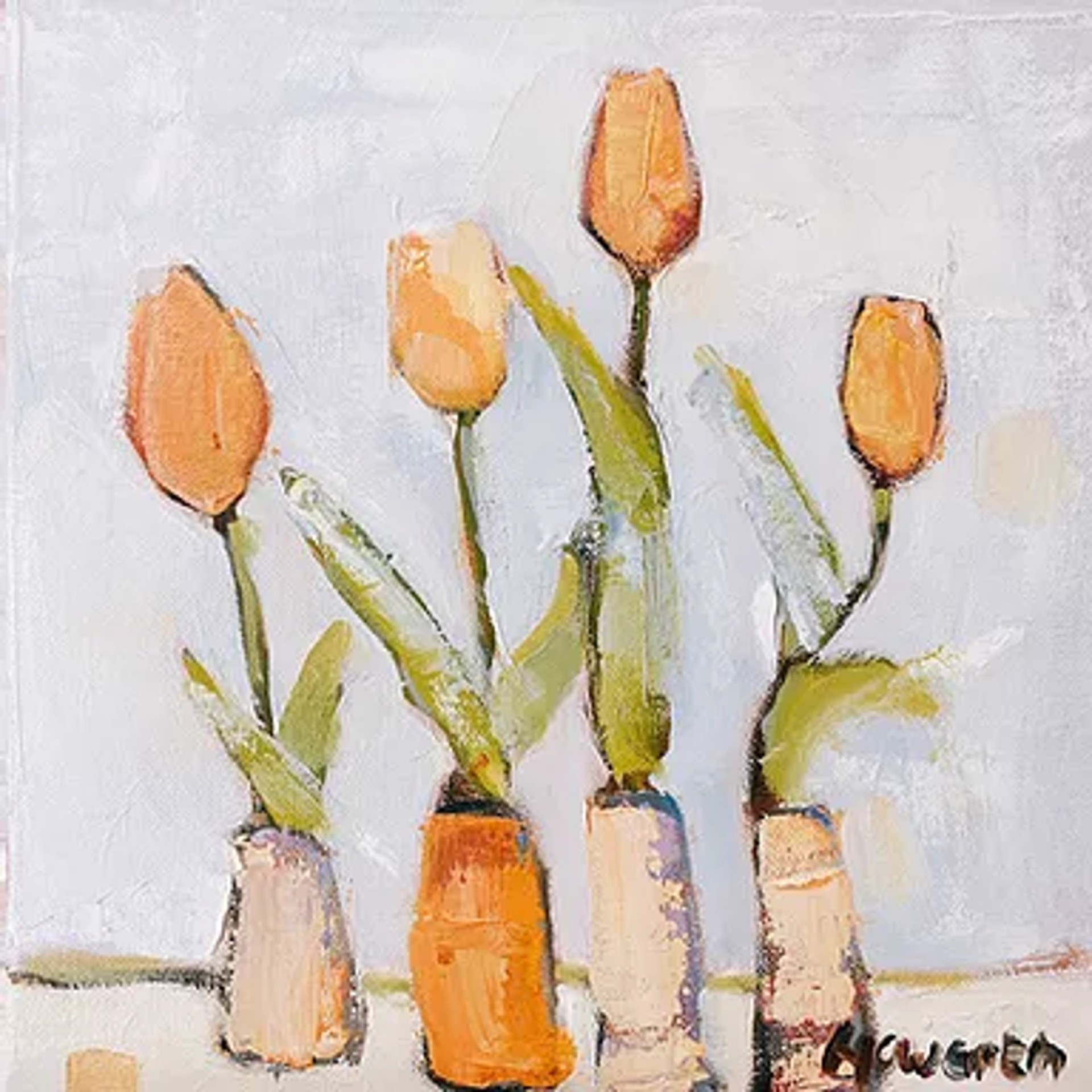Pottery Tulips by Katrina Howarth