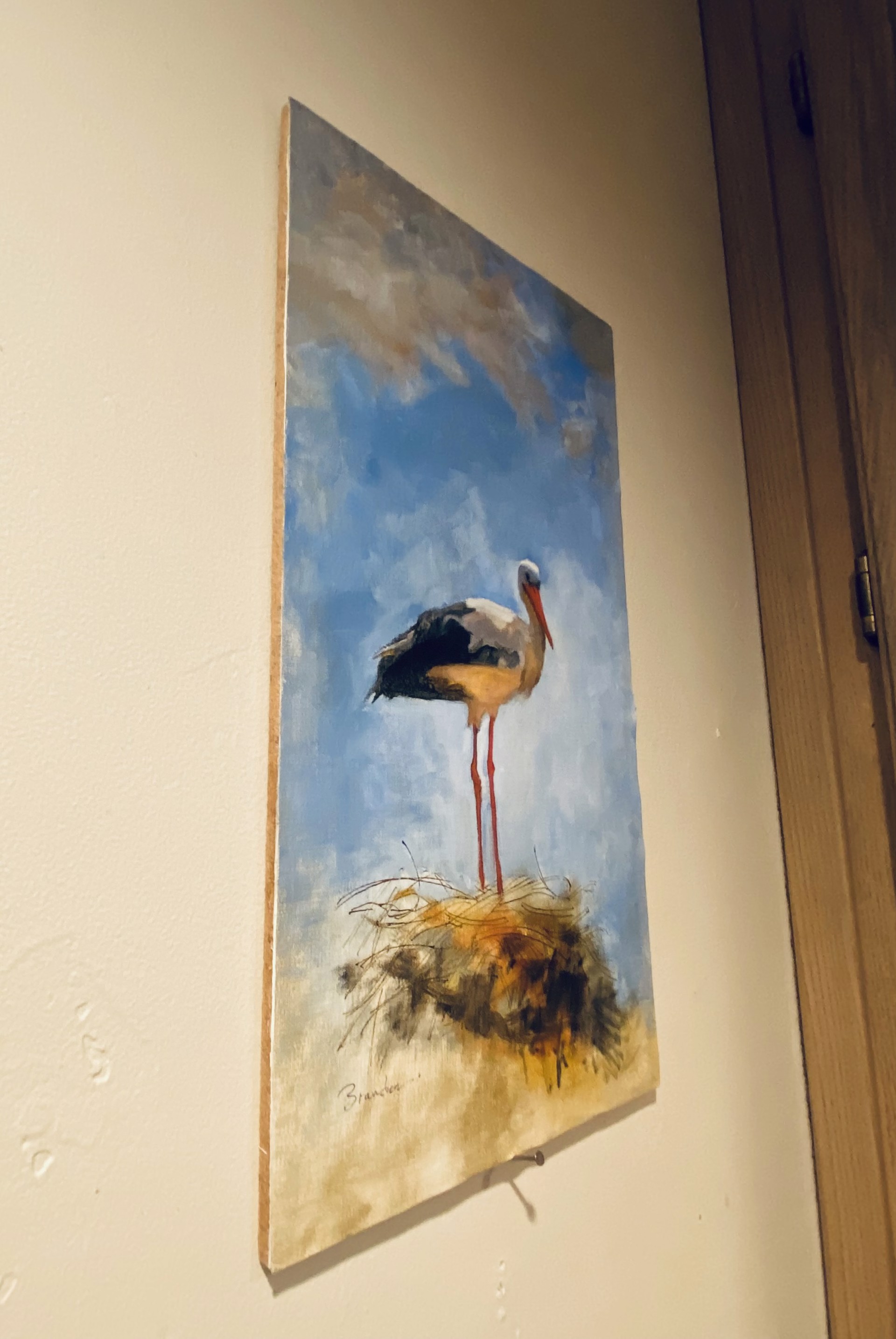 A Stork in Alsace by Linda Tracey Brandon