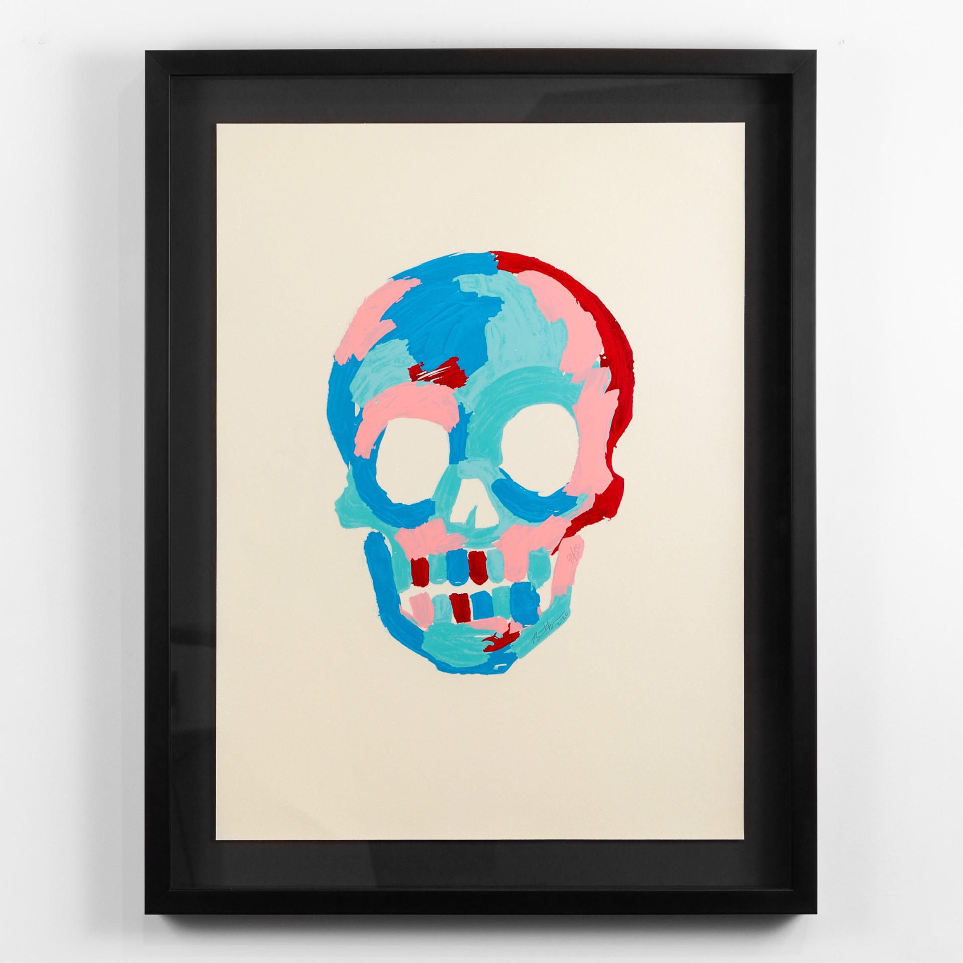 Skull Print (White) by Bradley Theodore