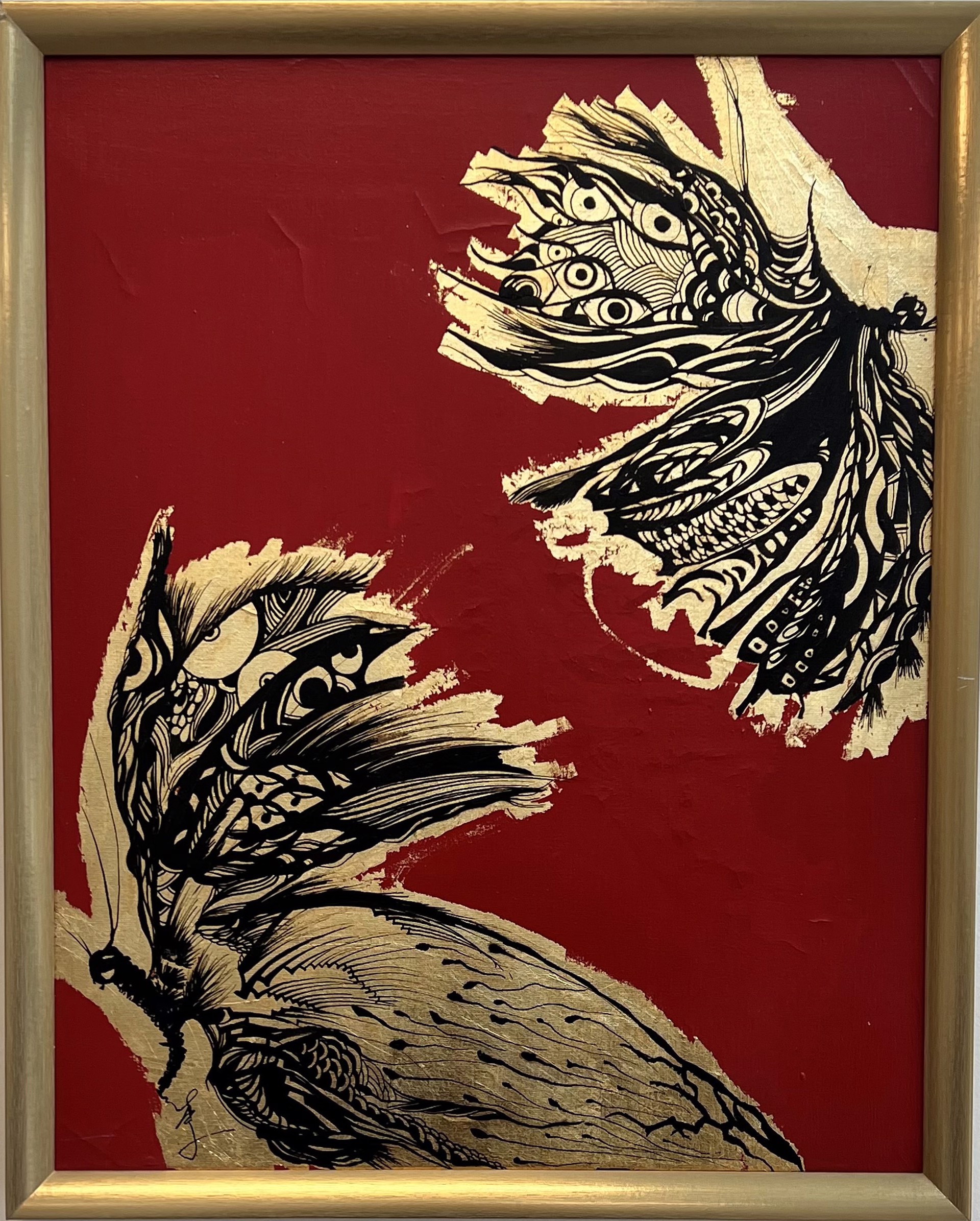 Red Butterflies by Kyoko Takeuchi