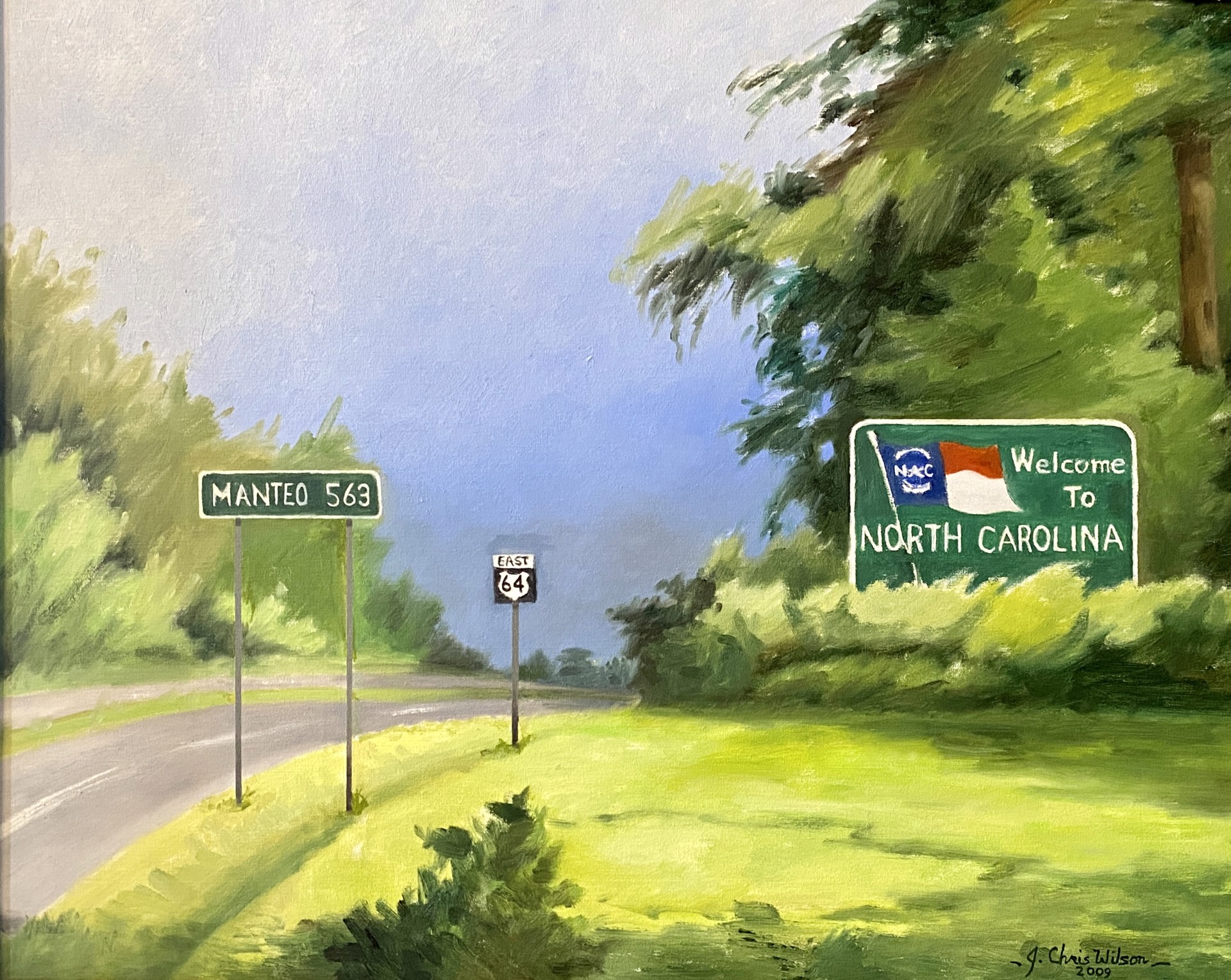 Study for the Beginning Murphy to Manteo by J. Chris Wilson