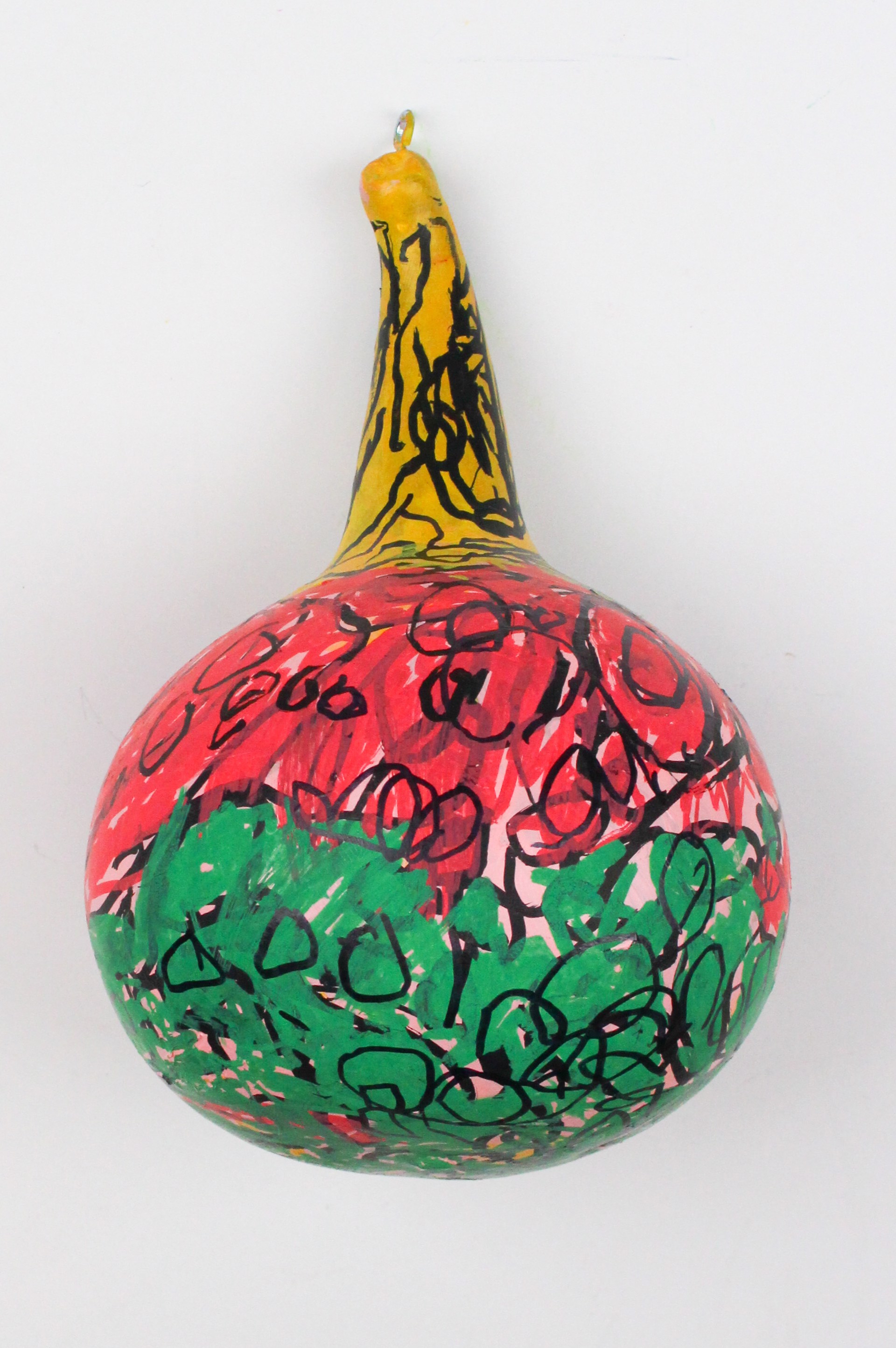 Colorful Gourd (ornament) by Gary Murrell