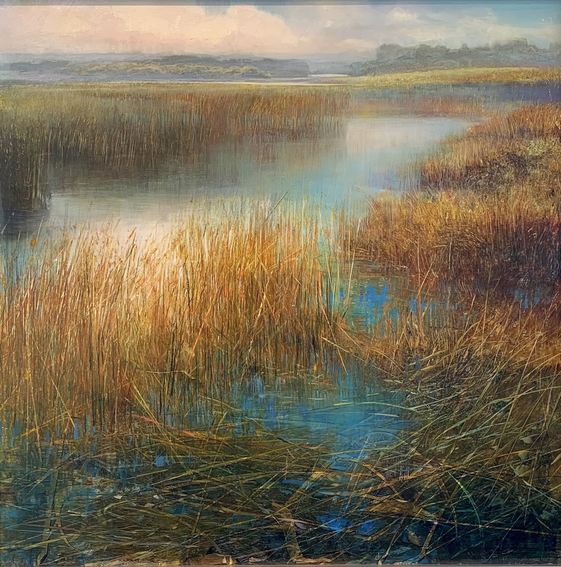 Mist in the Marsh by David Allen Dunlop
