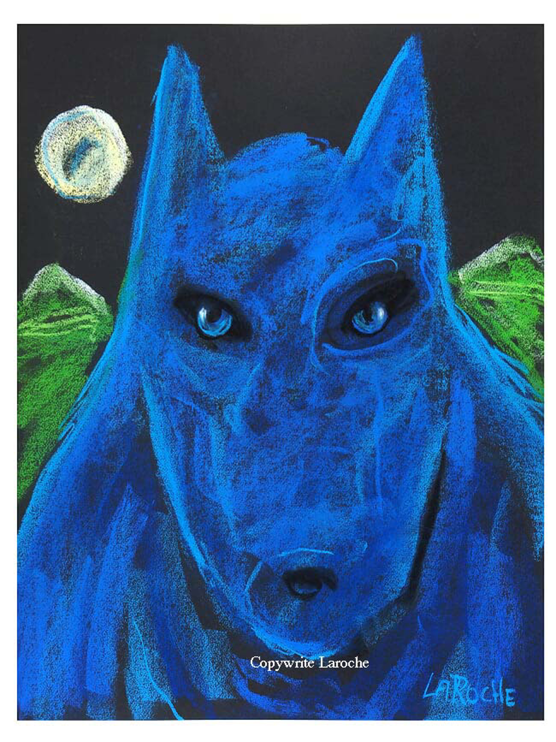 THE PACK / WILD BLUE WOLF by Carole LaRoche