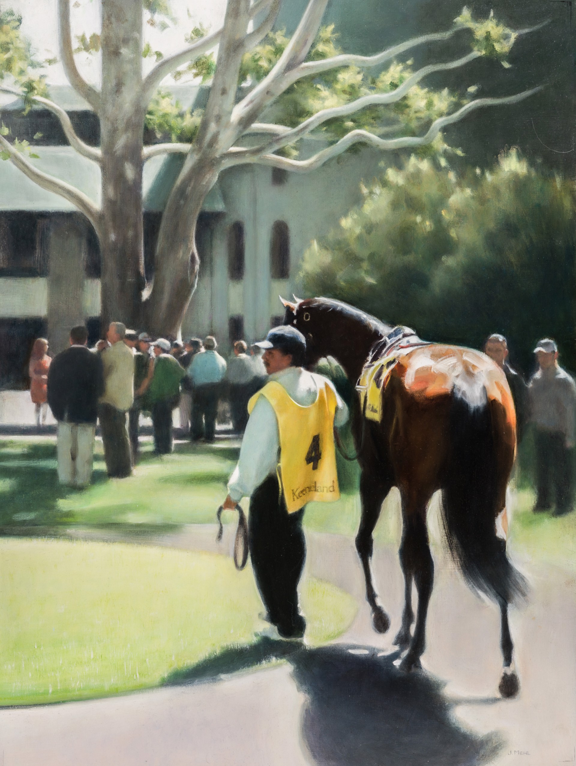 #4 HORSE IN THE PADDOCK by Joanne Mehl