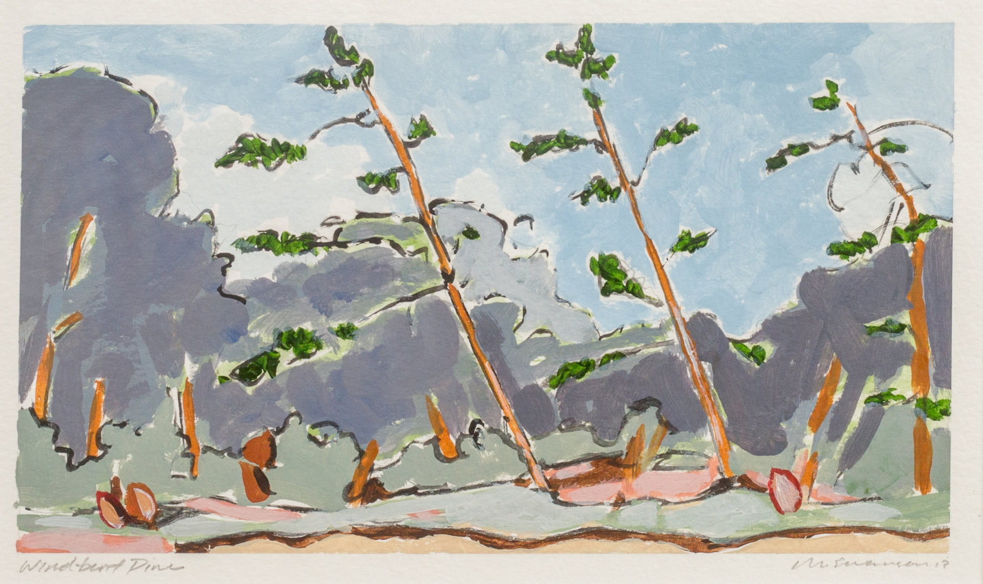 Wind Bent Pine by Matthew Swanson