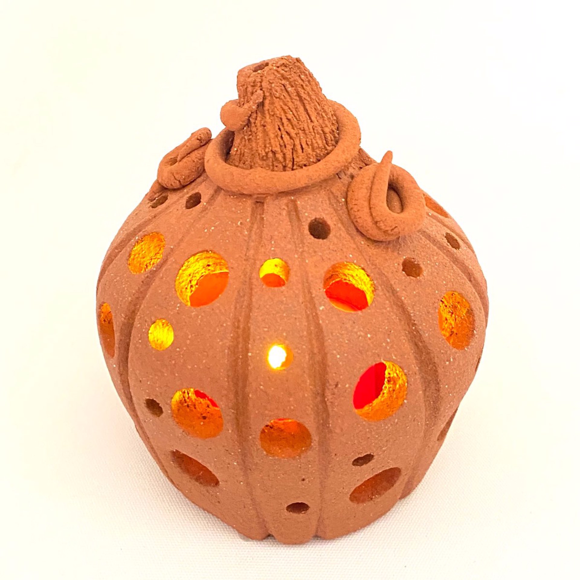 Pumpkin Tea Light 6 by Sue Morse
