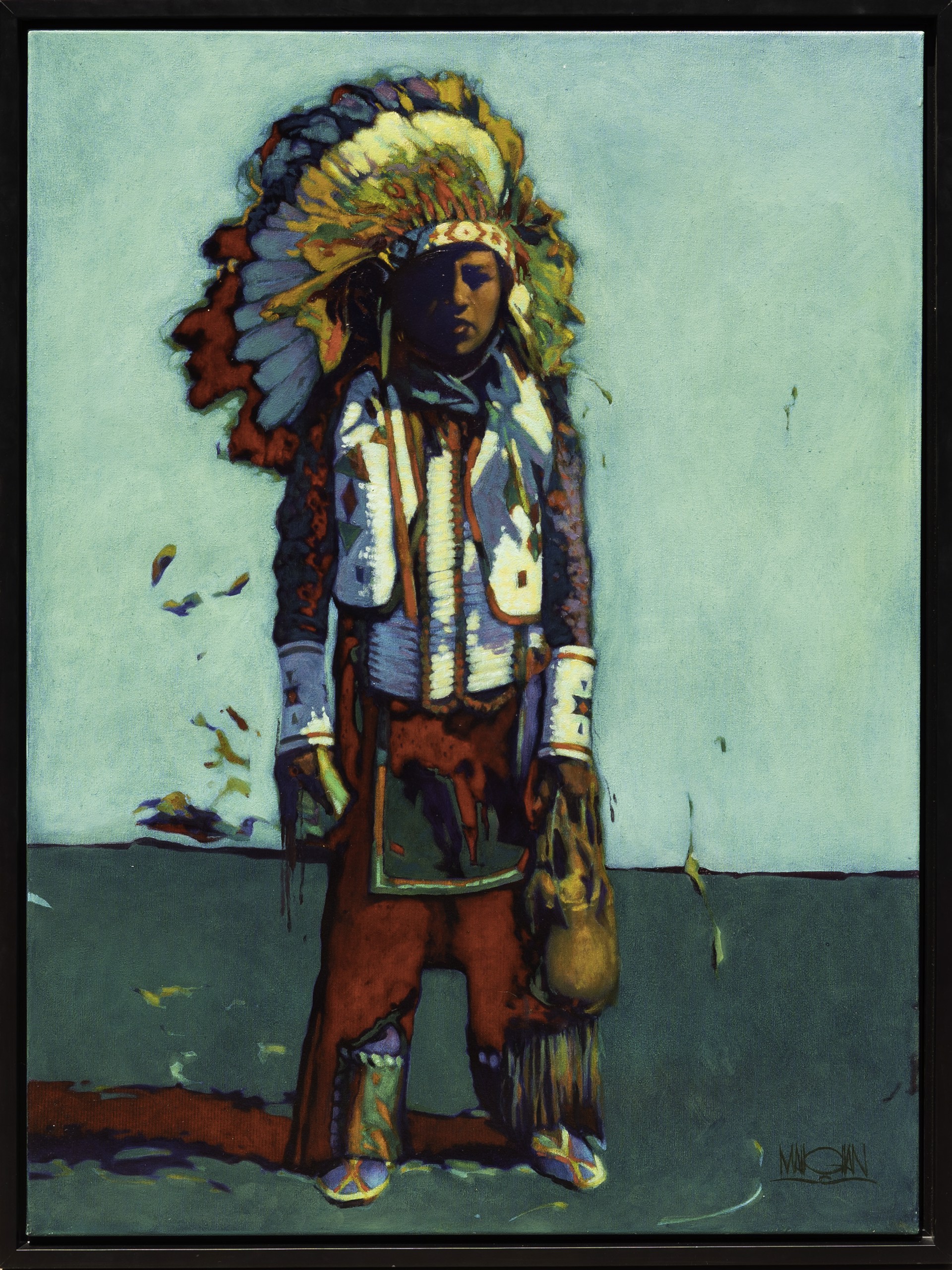 In His Father's War Bonnet by William Maughan