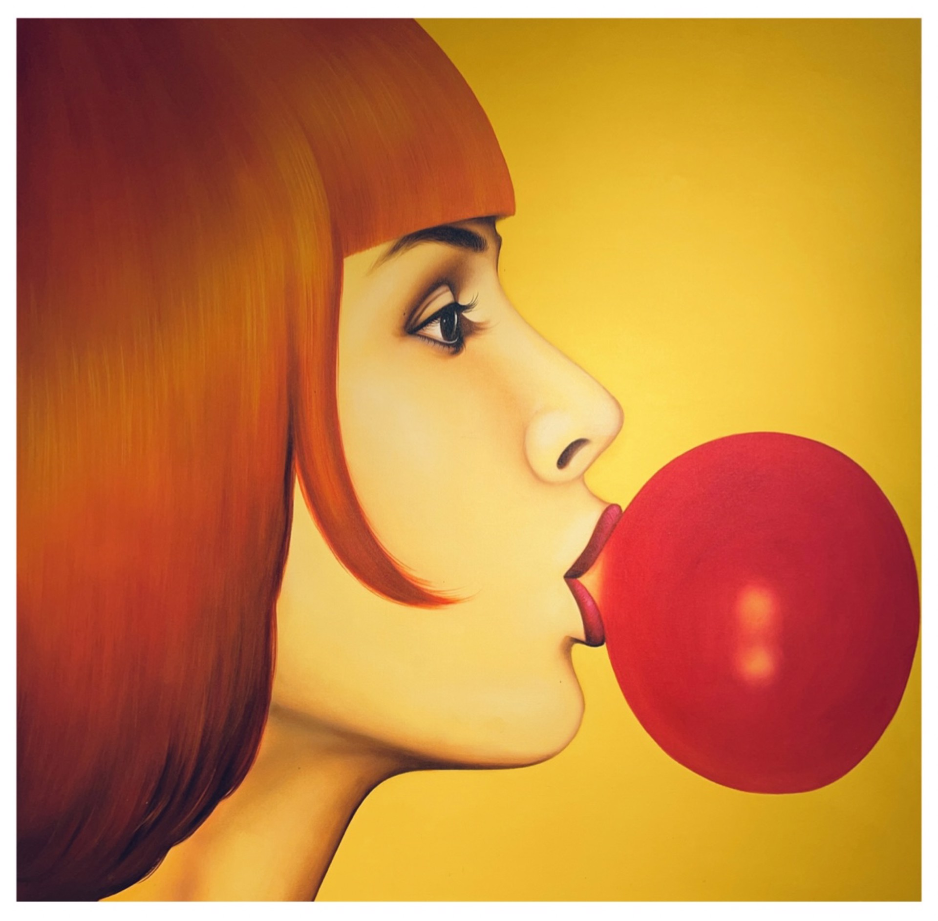 "Girl with Red Bubble" by BuMa Project