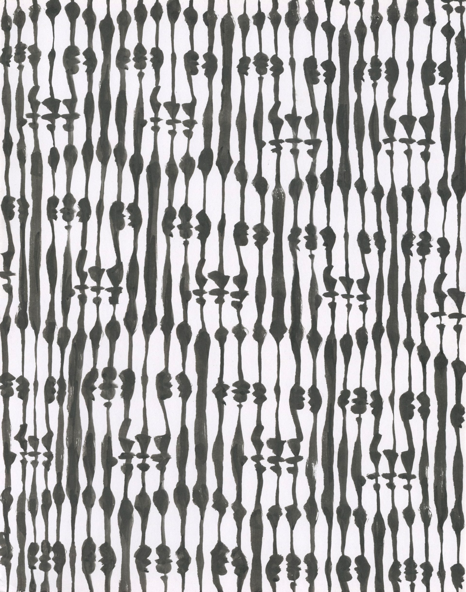 Grid of Faces by Bill Tavis