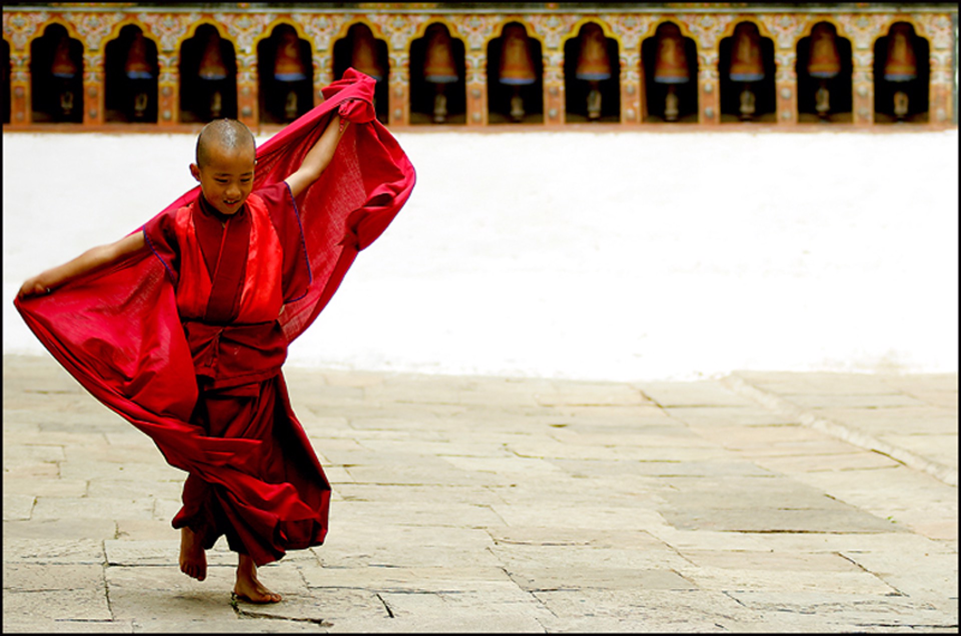 Young Monk by Oksana Perkins