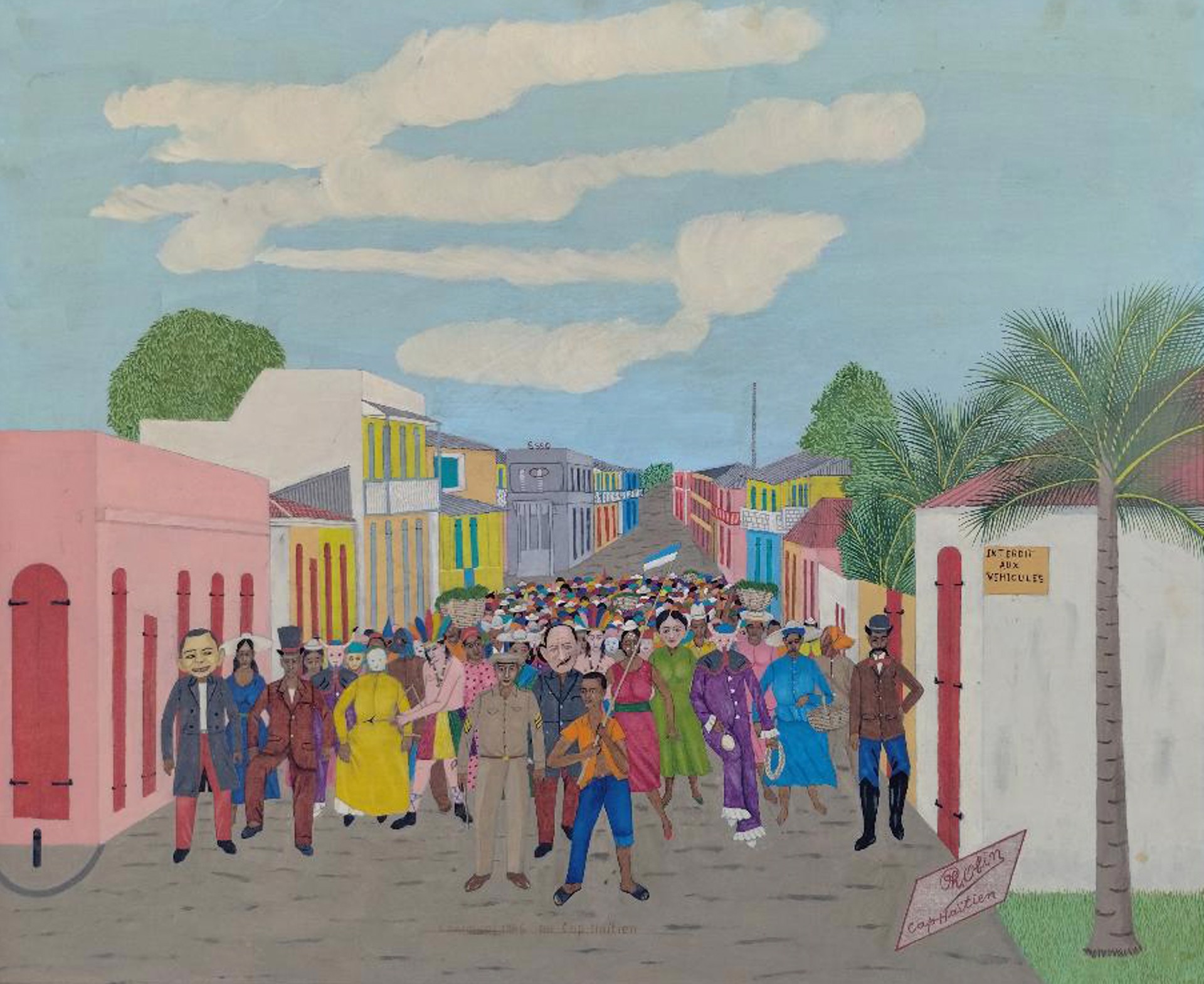 Carnaval 1946 au Cap-Haitian #1RR by Philome Obin (Cap-Haitian, 1891-1986)