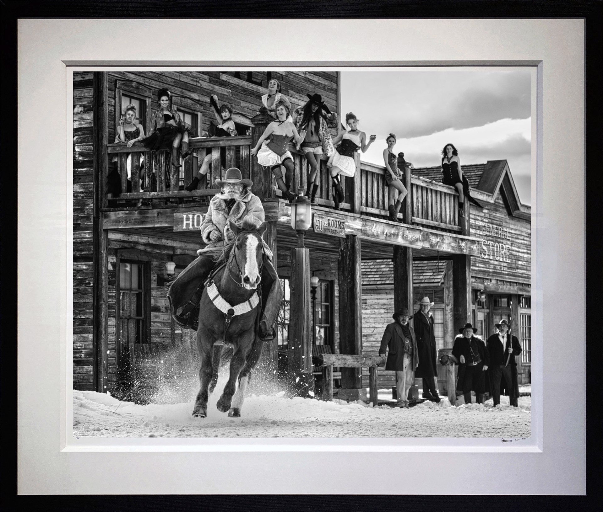 Mamas Don't Let Your Children Grow Up To Become Cowboys by David Yarrow